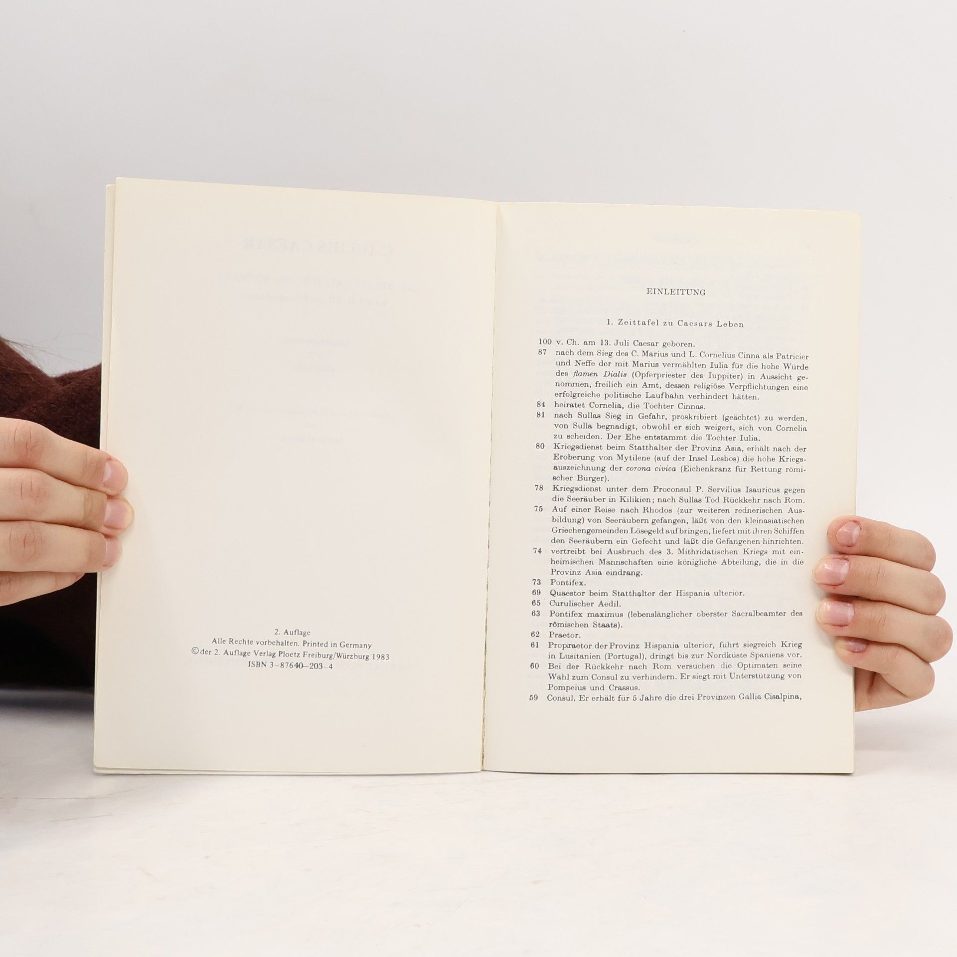 C. Iulius Caesar Lateinische Reihe - 30: De bello Gallico. Auswahl. Buch I, II, VII und Ethnographien