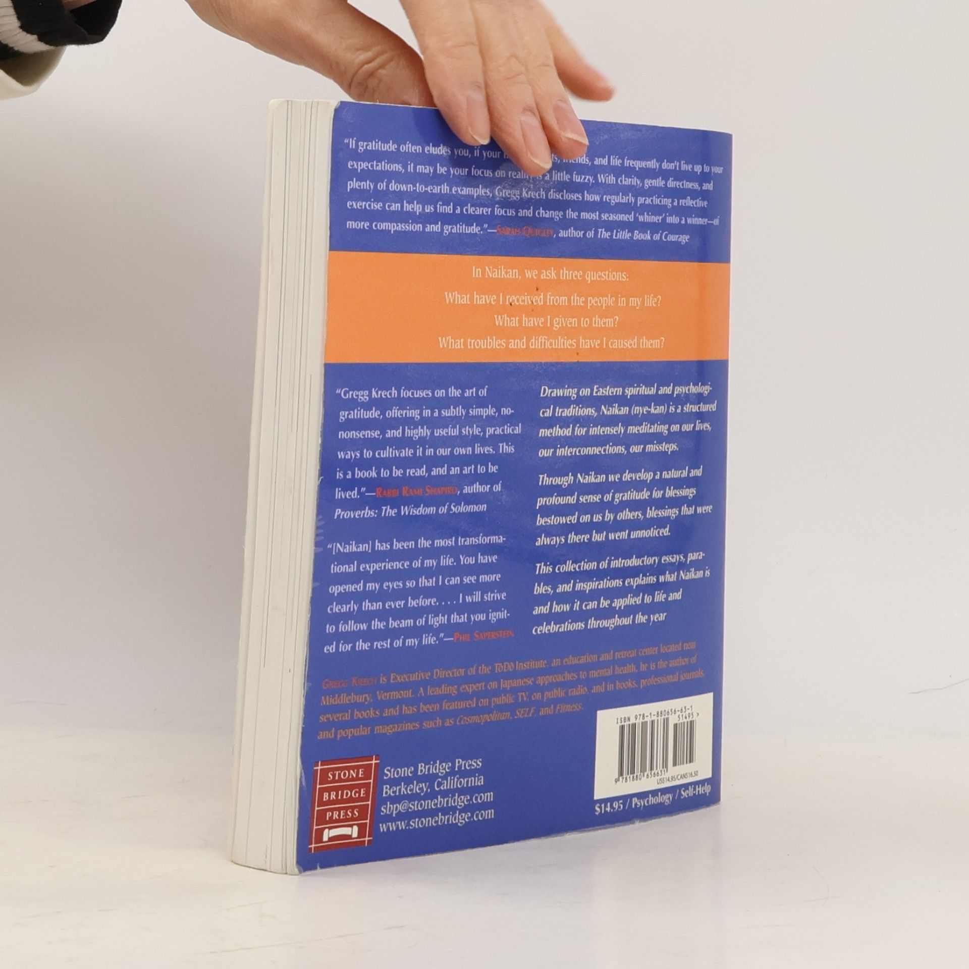 Gregg Krech Naikan: Gratitude, Grace, and the Japanese Art of Self-Reflection