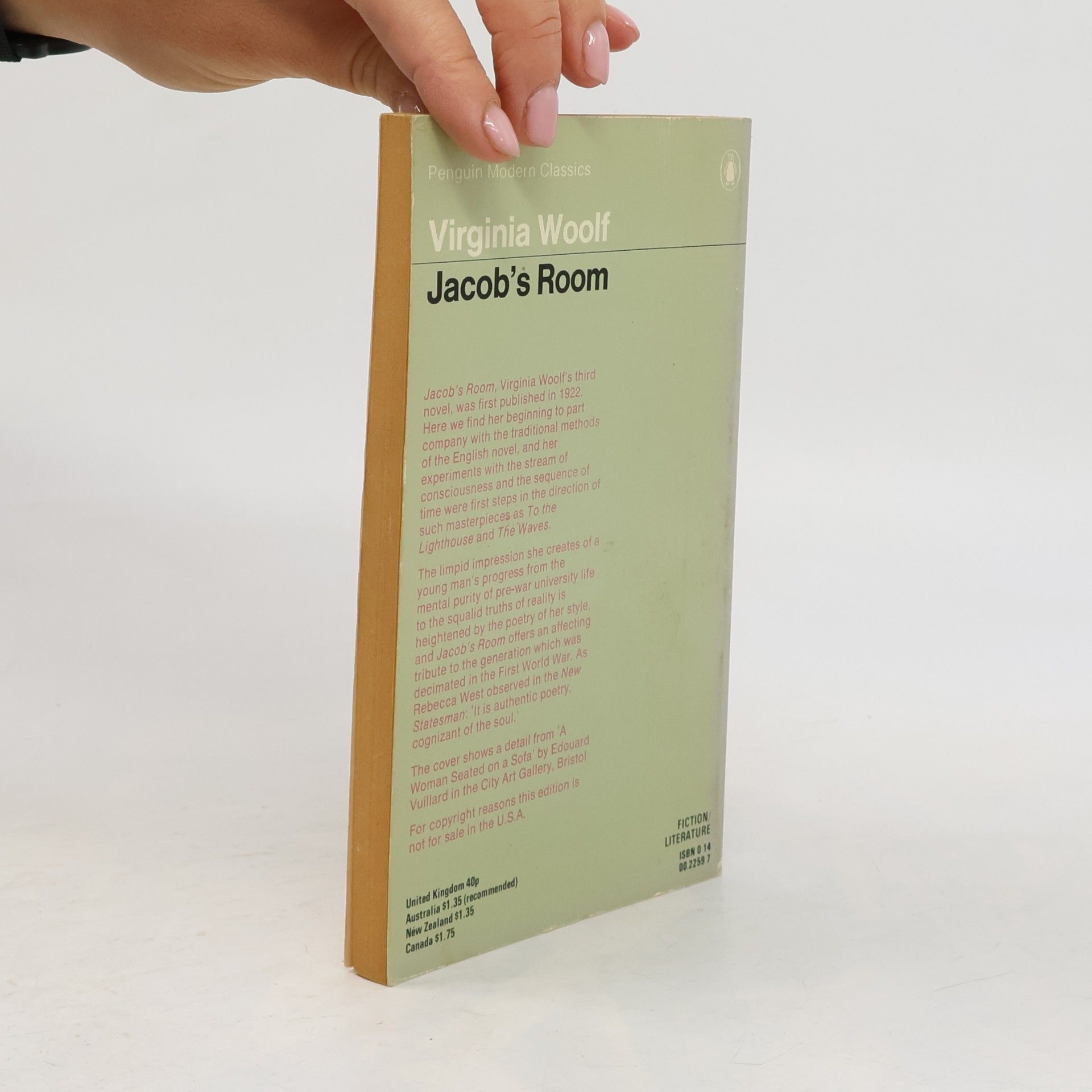 Virginia Woolf Penguin Modern Classics: Jacob's Room