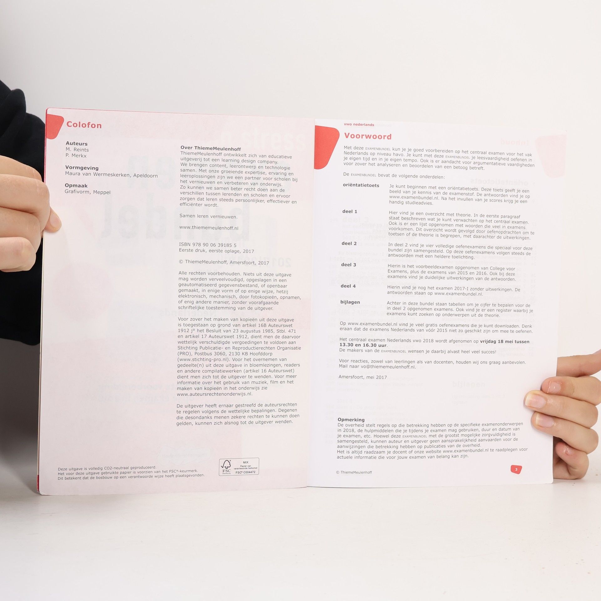 M. Reints Examenbundel vwo Nederlands 2017/2018