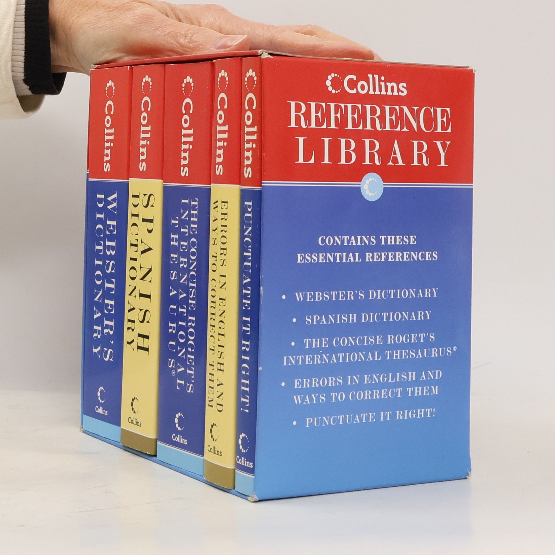 Autorenkollektiv Collins Reference Library (Webster's Dictionary, Spanish Dictionary, Concise Roget's International Thesaurus, Errors in English, Puncuate it Right!)