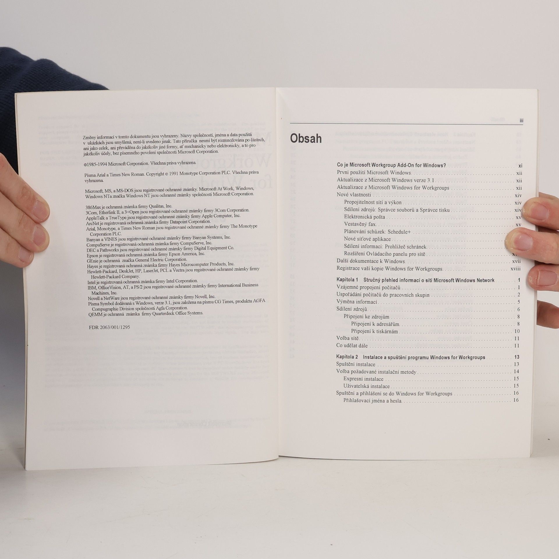 Various authors Uživatelská příručka Microsoft Workgroup Add-On for Windows