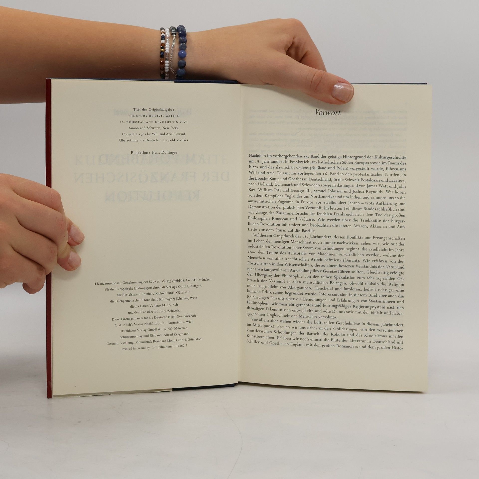 Various authors Durant Kulturgeschichte der Menschheit