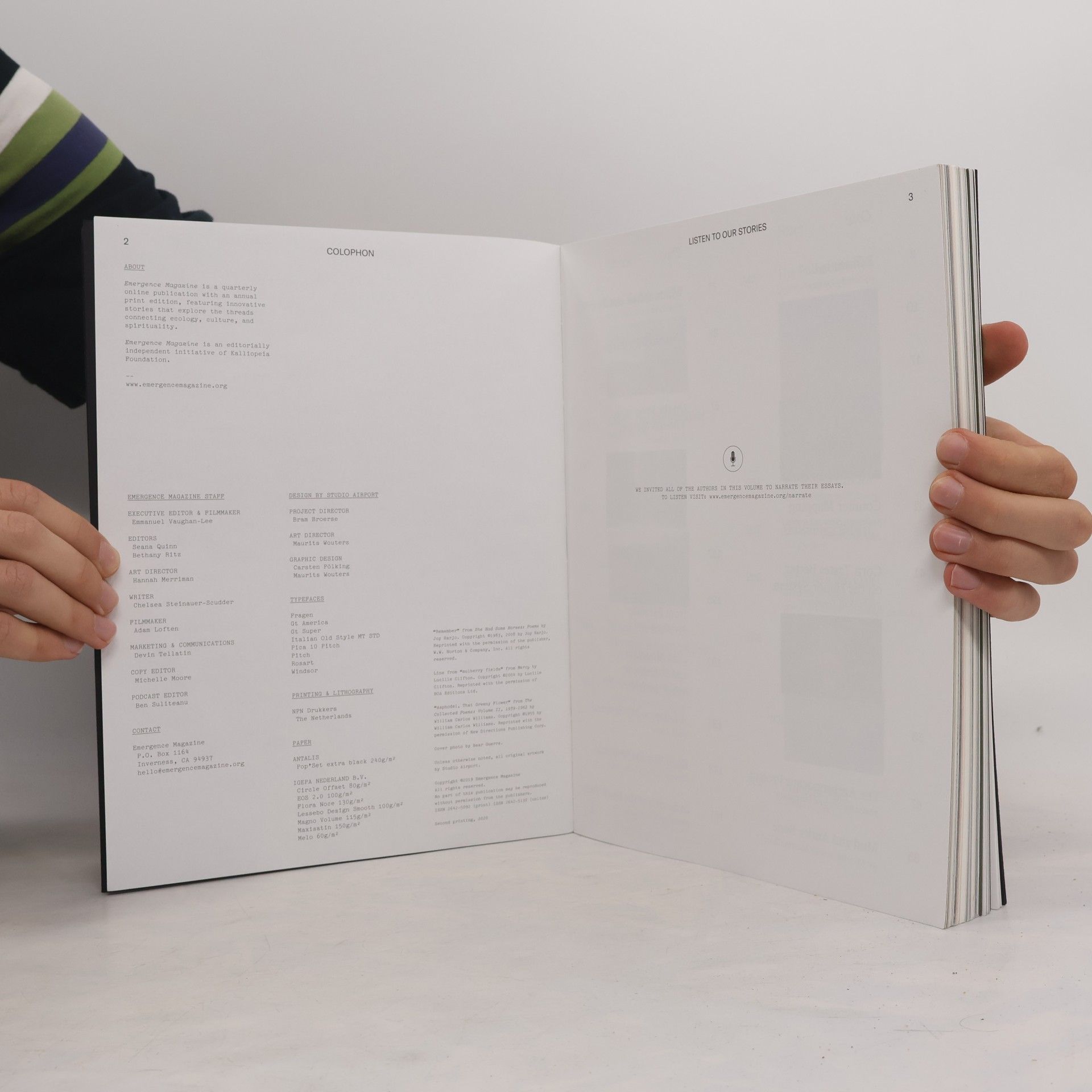 Various authors Emergence Magazine Vol. 1