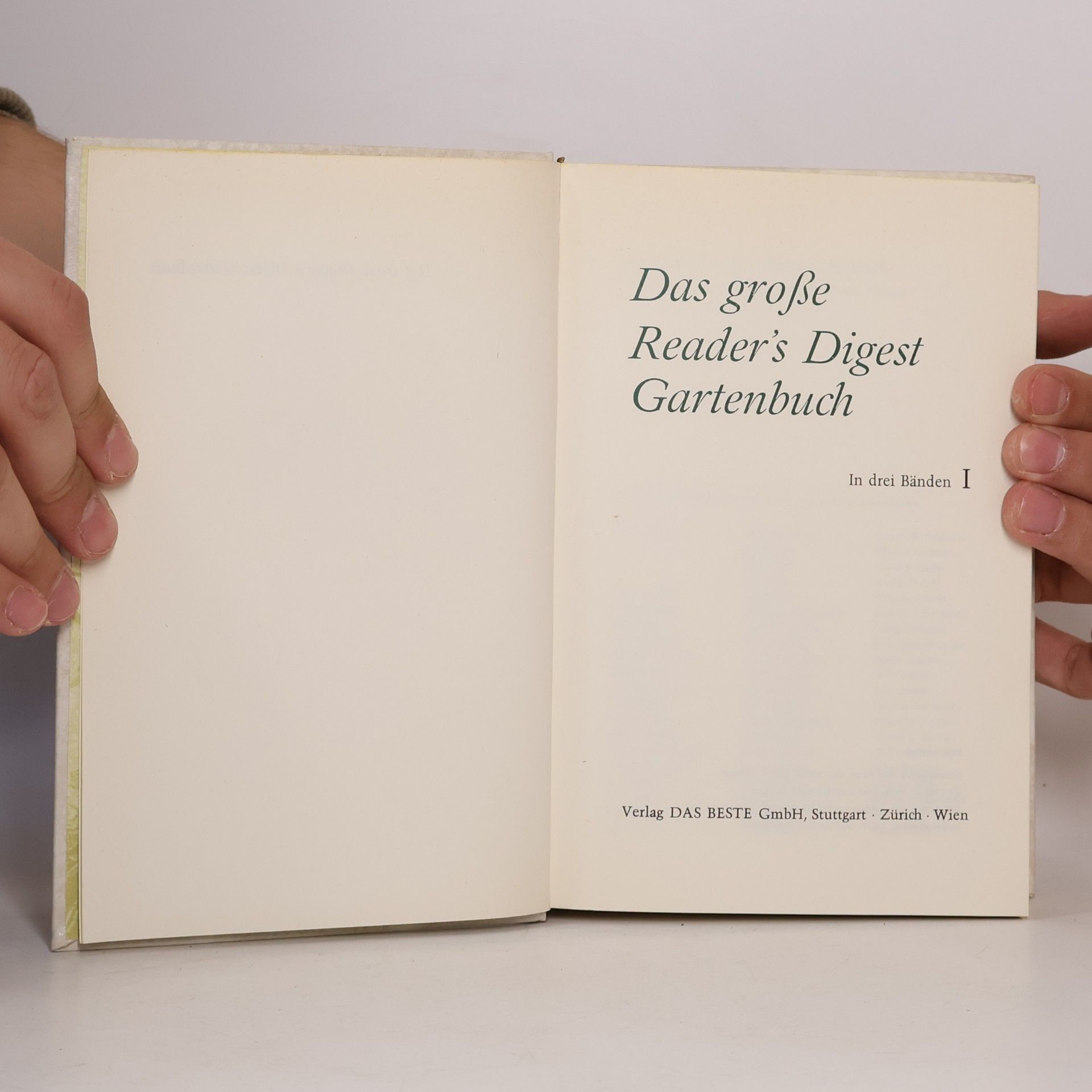 Kolektiv autorů Das grosse Reader's Digest Gartenbuch I.