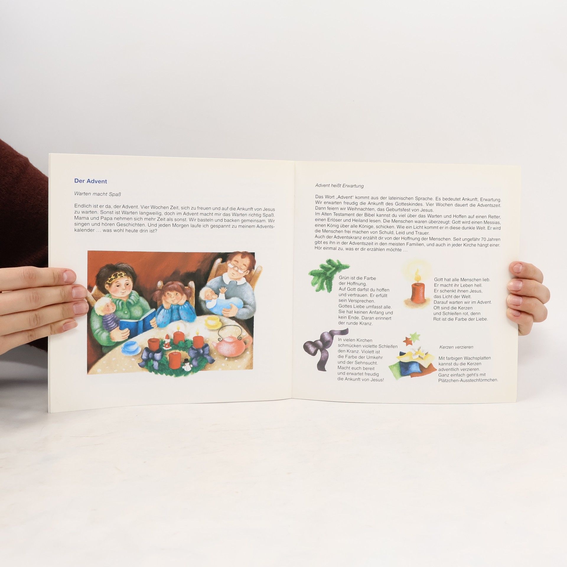 Weihnachtliches Brauchtum den Kindern erklärt