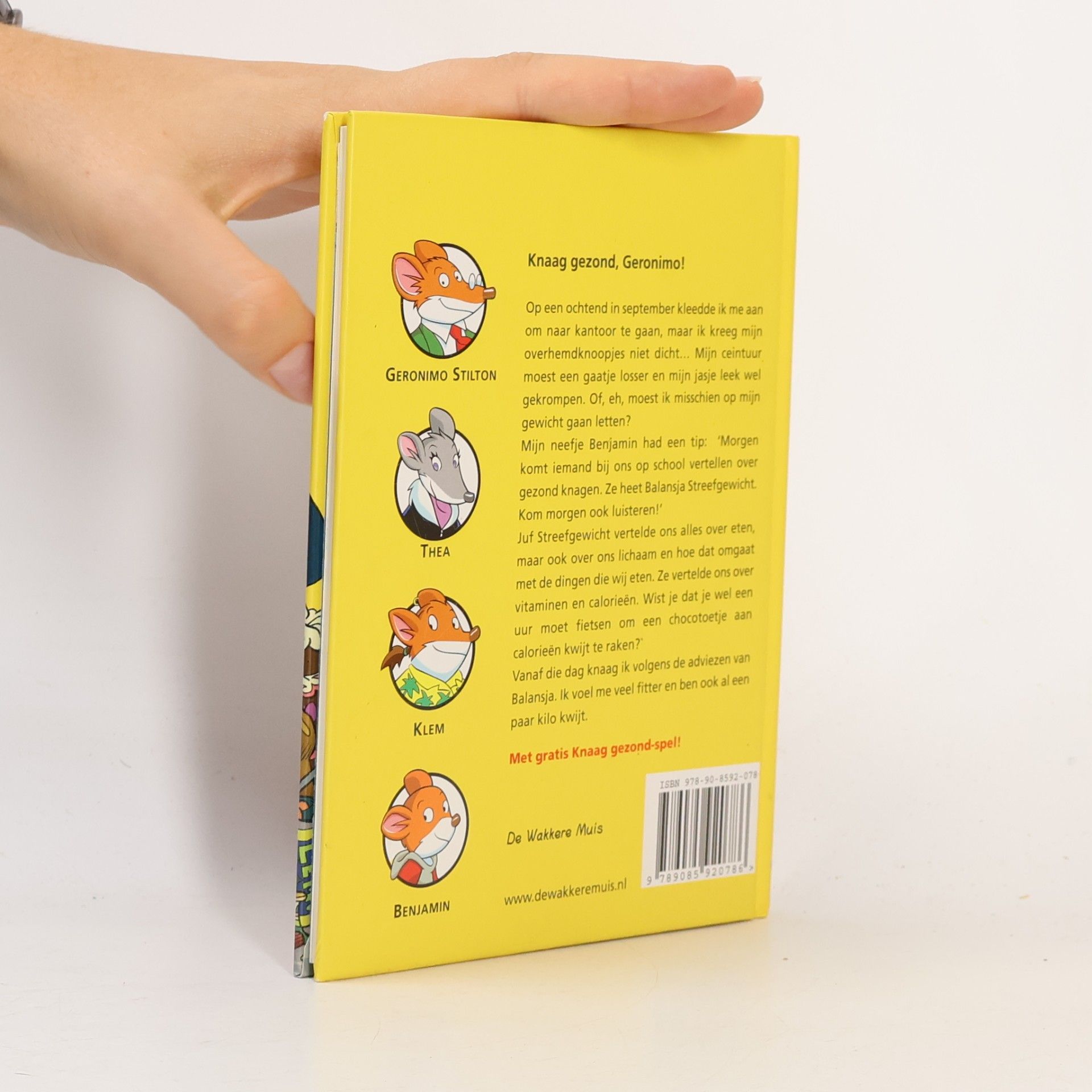 Loes Randazzo Geronimo Stilton: Knaag gezond, Geronimo!