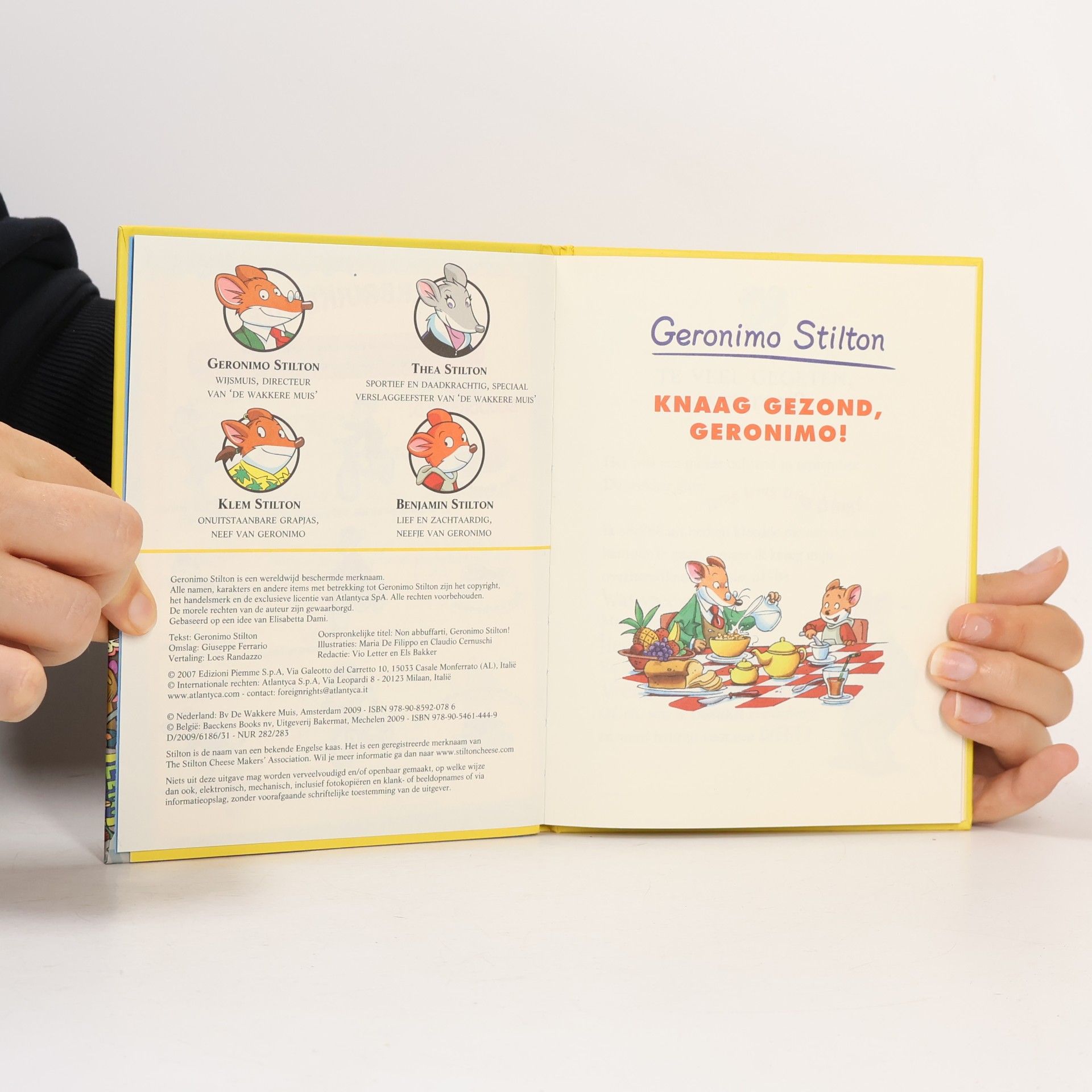 Loes Randazzo Geronimo Stilton: Knaag gezond, Geronimo!
