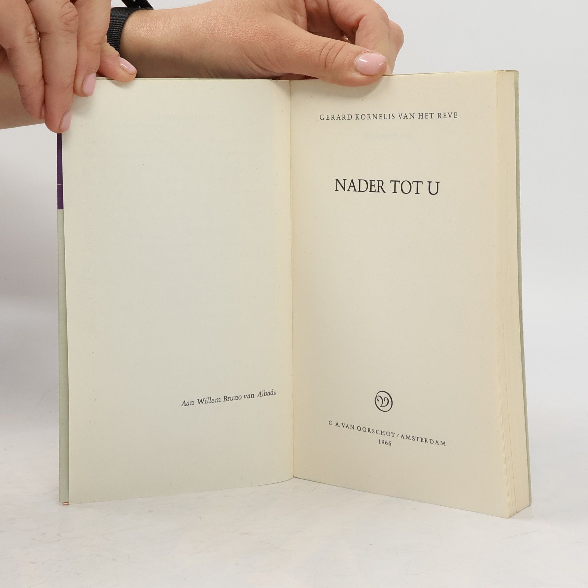 Gerard Kornelis van Het Reve Nader tot U