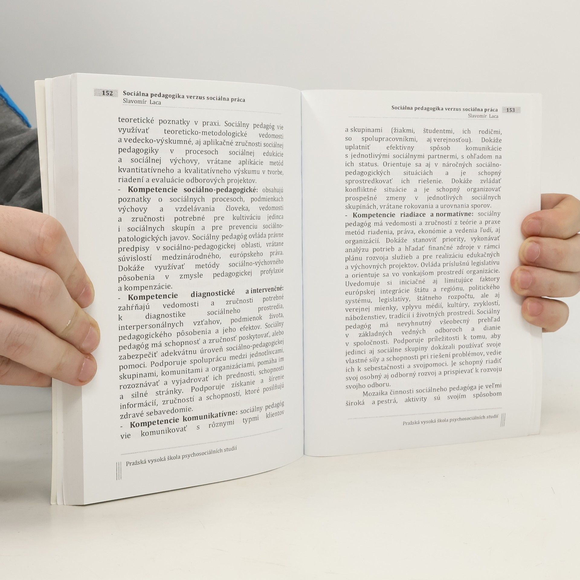Slavomír Laca Sociálna pedagogika verzus sociálna práca