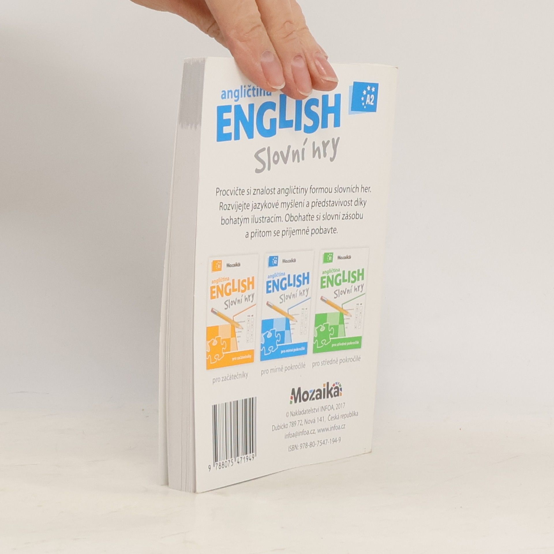 Antonín Šplíchal English = Angličtina : slovní hry pro mírně pokročilé : A2
