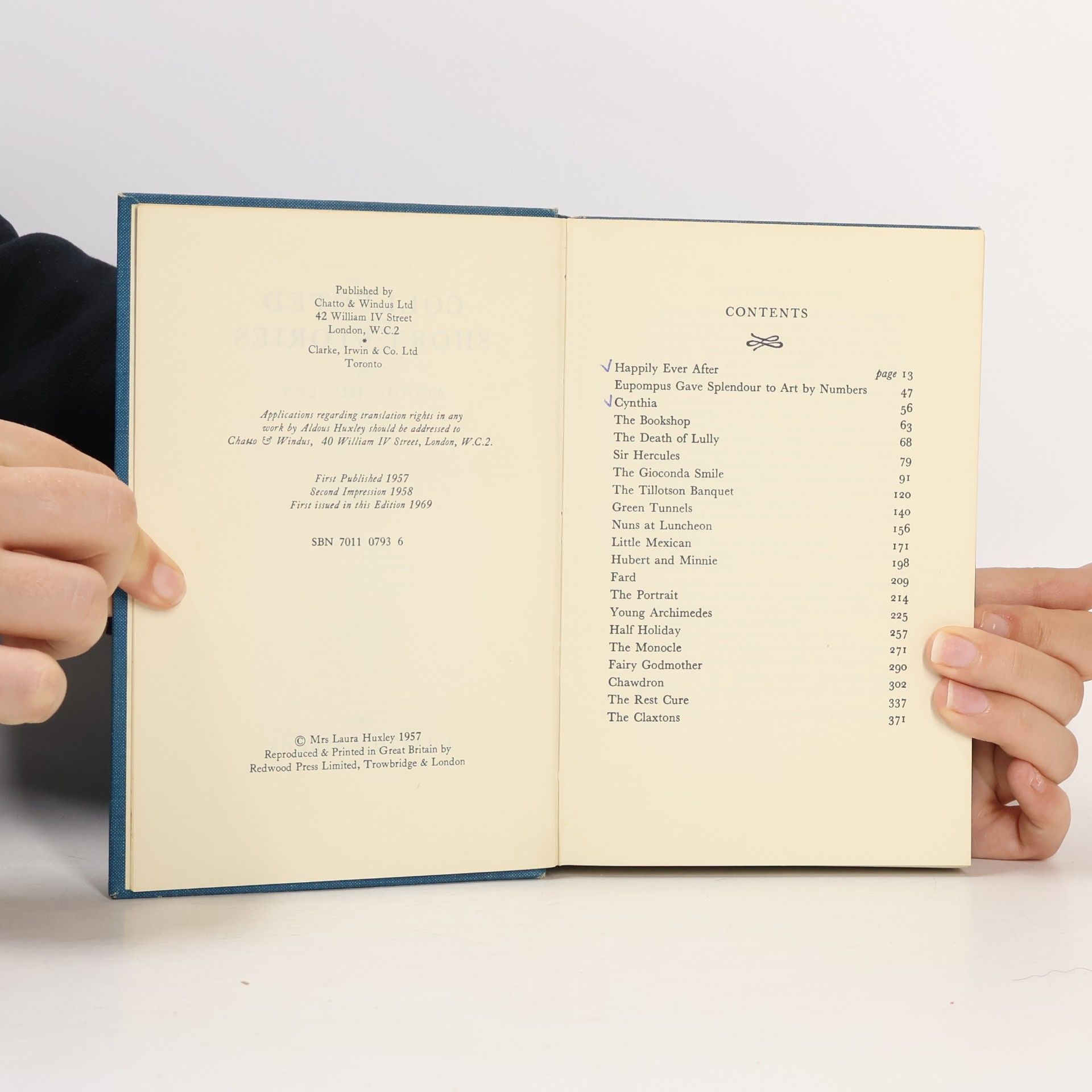 Aldous Huxley Collected Short Stories