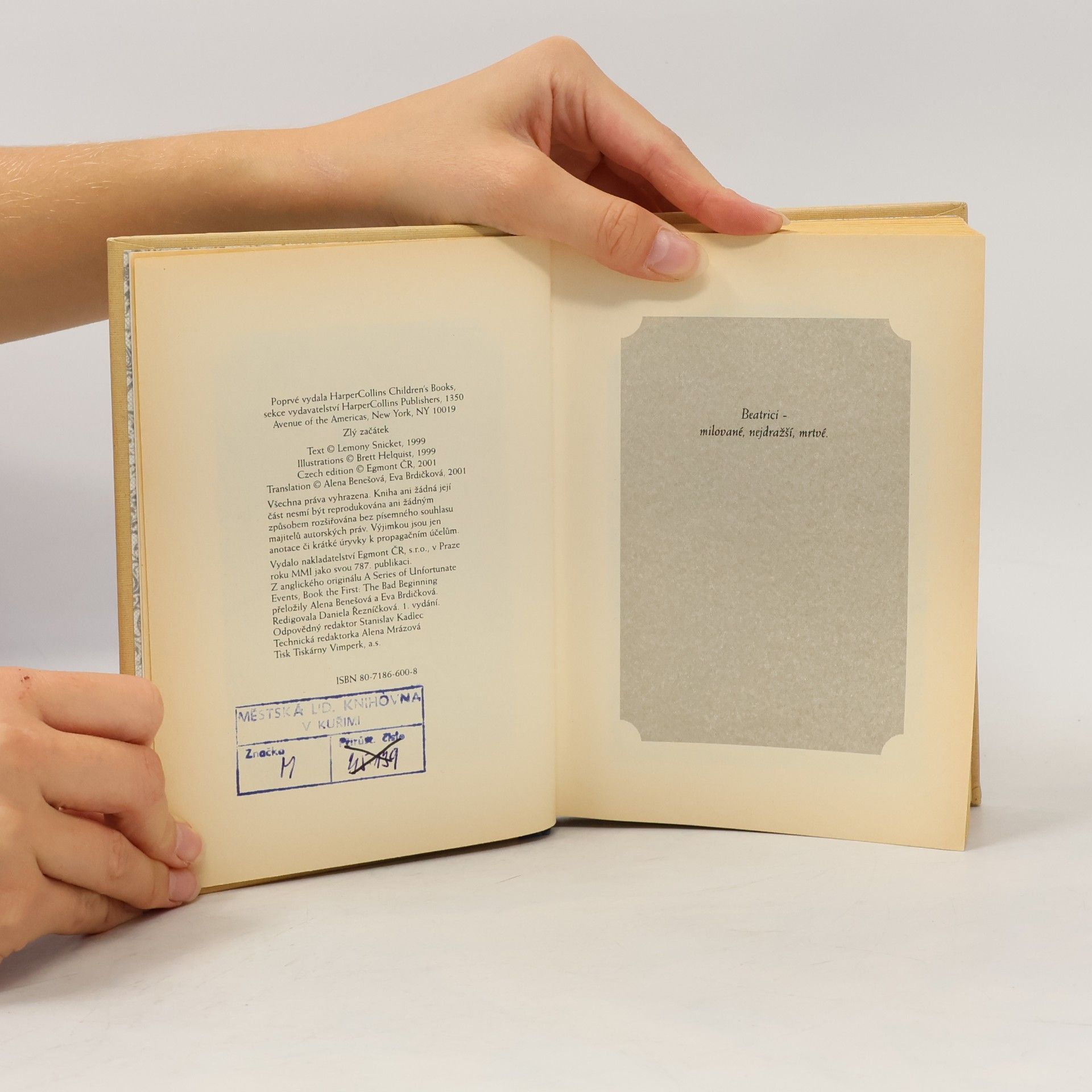 Lemony Snicket Řada nešťastných příhod 1. Zlý začátek
