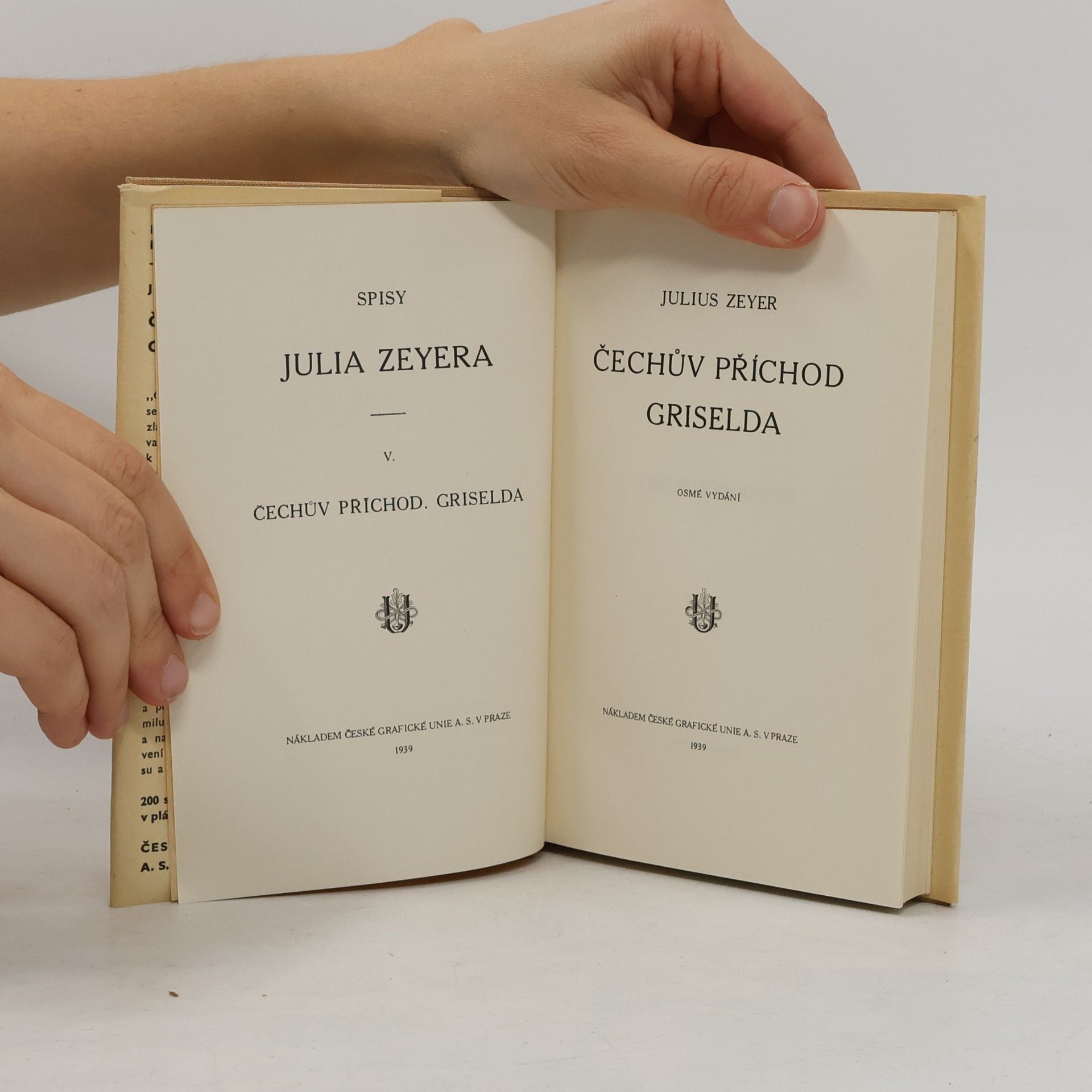 Julius Zeyer Čechův příchod; Griselda
