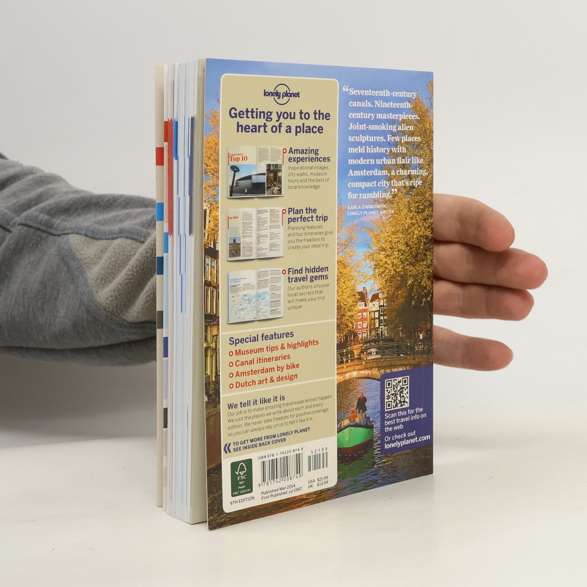 Karla Zimmerman Lonely Planet Amsterdam, English edition