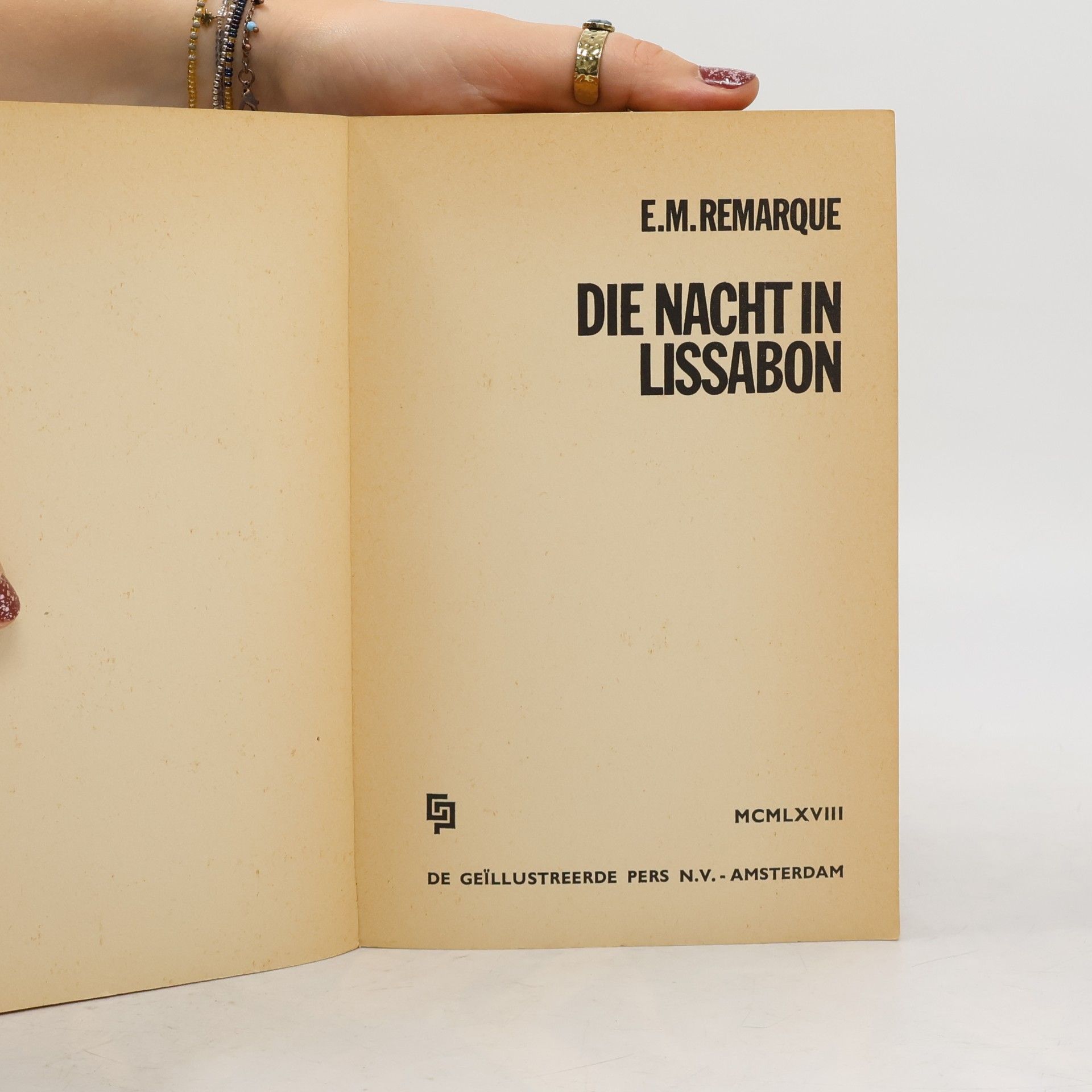 E.M. Remarque Die nacht in Lissabon