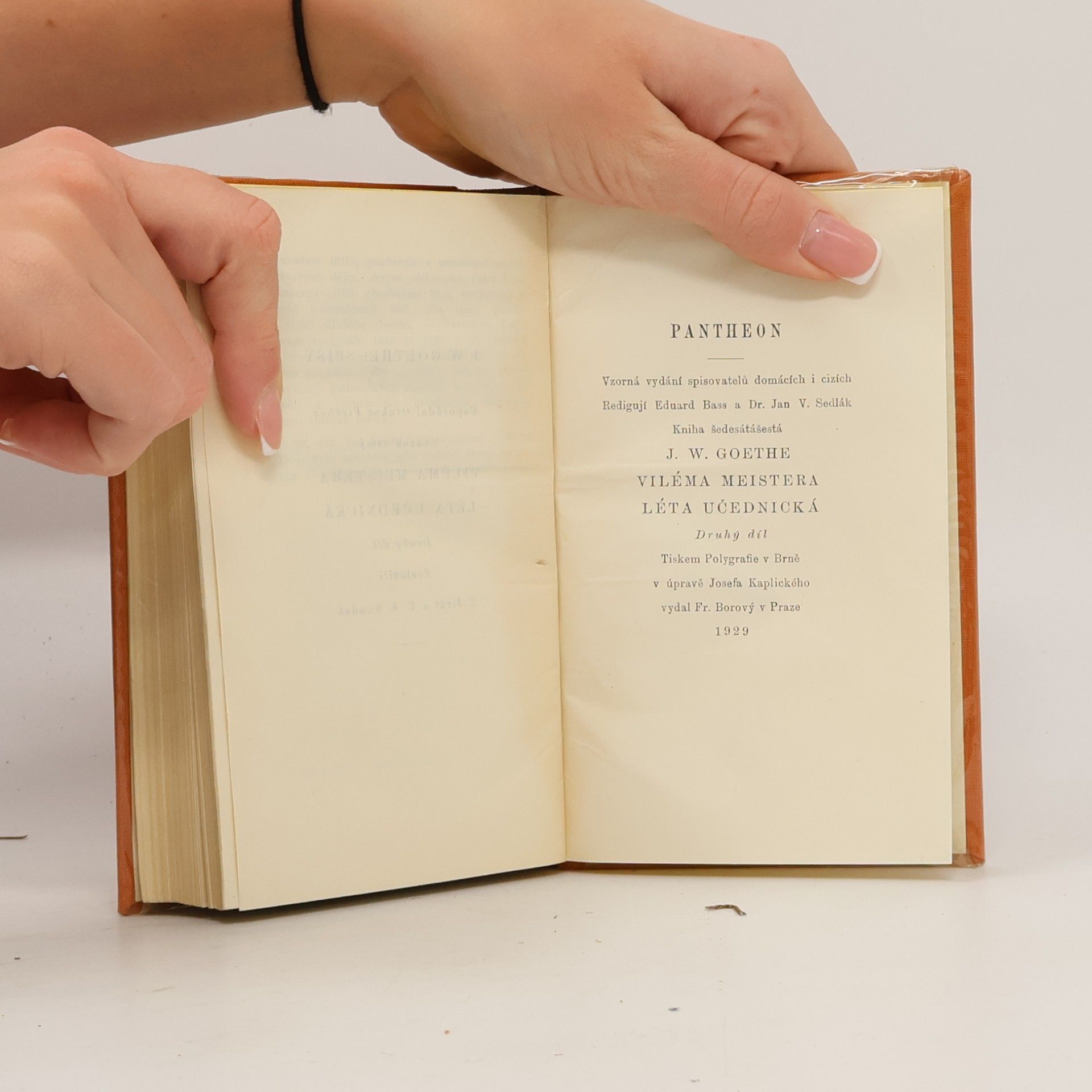 Johann Wolfgang von Goethe Goethe: Dramata, Fragmenty a improvisace z mládí, Viléma Meistera léta učednická - prvý díl