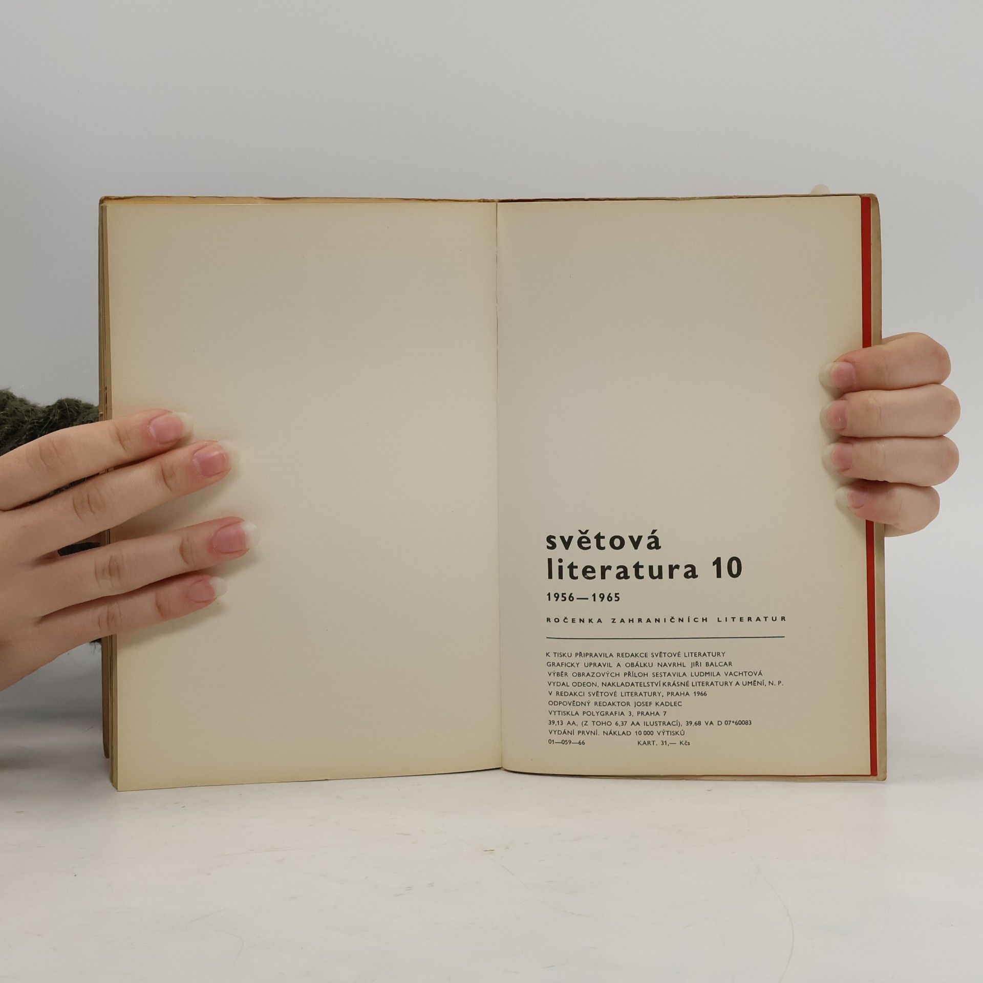 Jiří Balcar Světová literatura 10