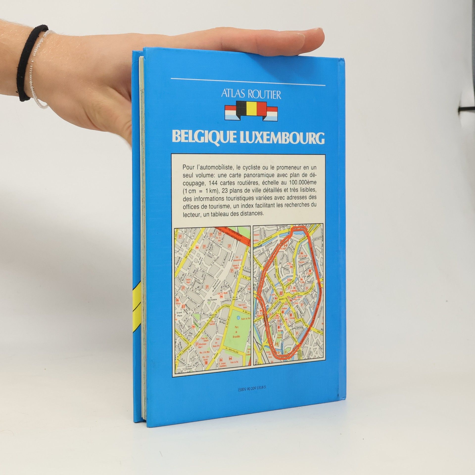 Atlas routier Belgique Luxembourg