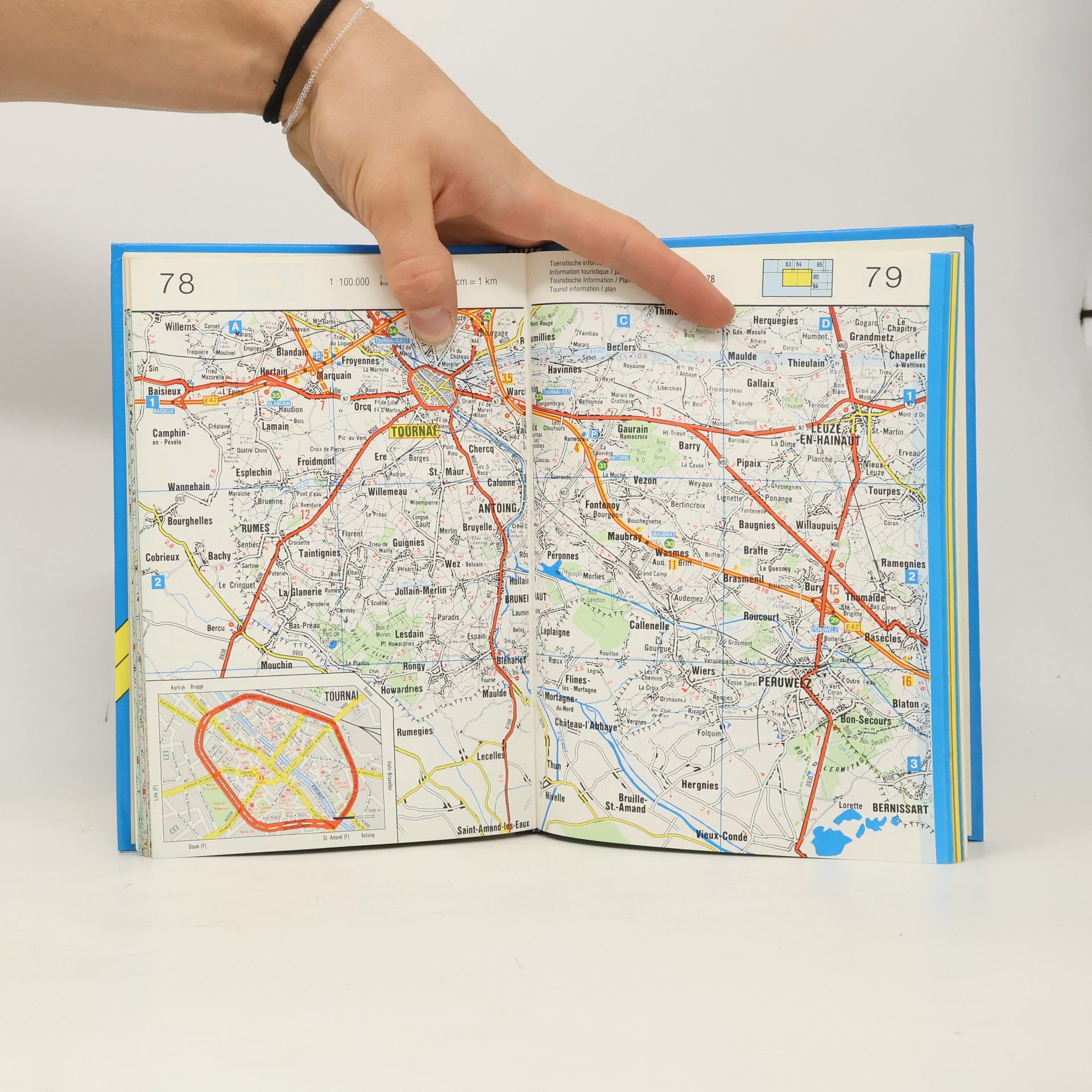 Atlas routier Belgique Luxembourg