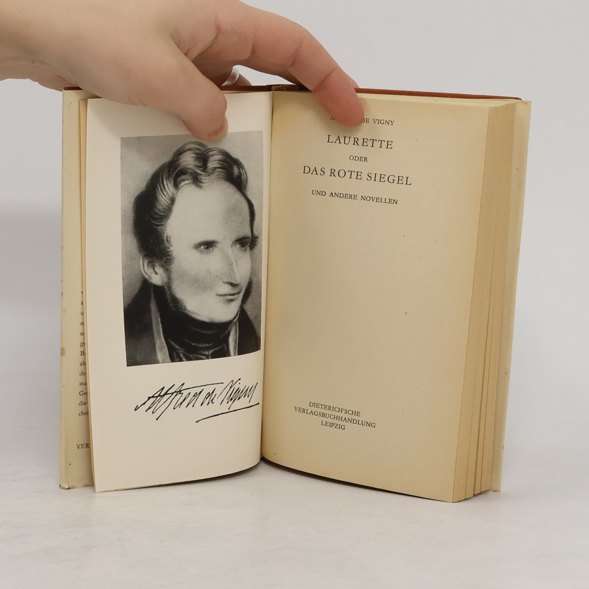 Alfred de Vigny Laurette oder Das rote Siegel und andere Novellen