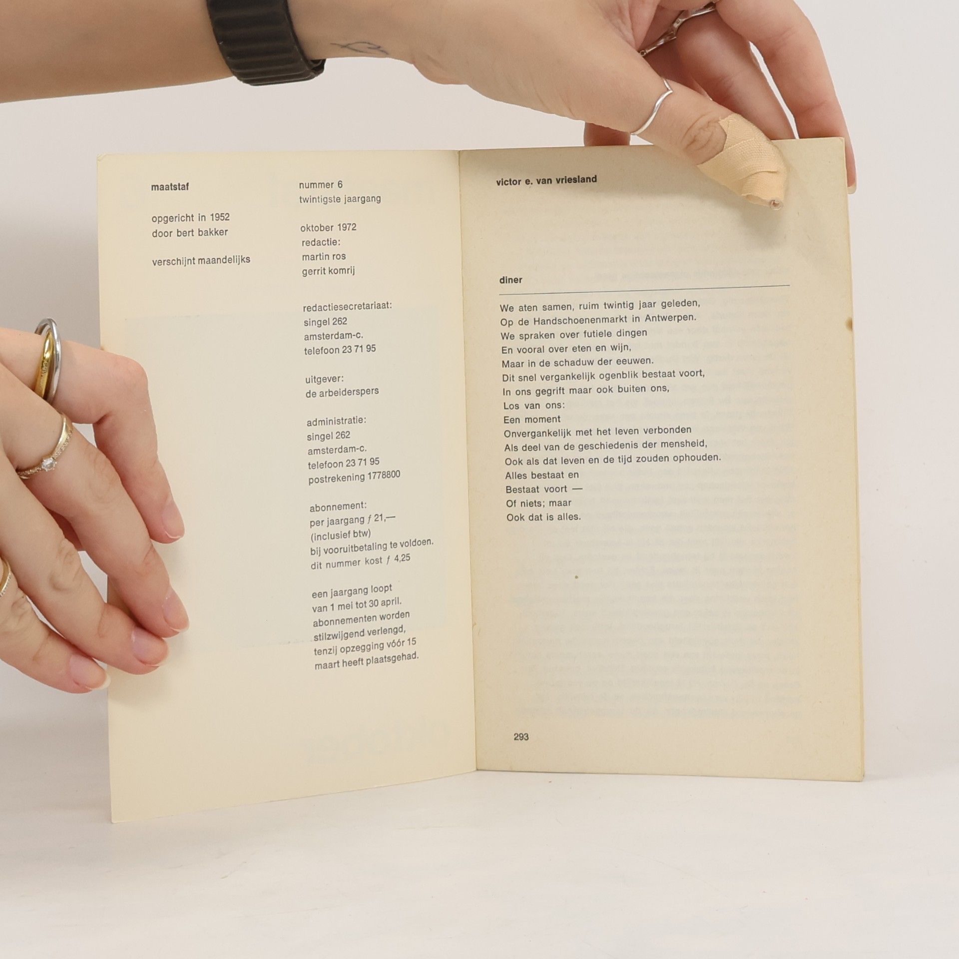 Various authors maatstaf 6