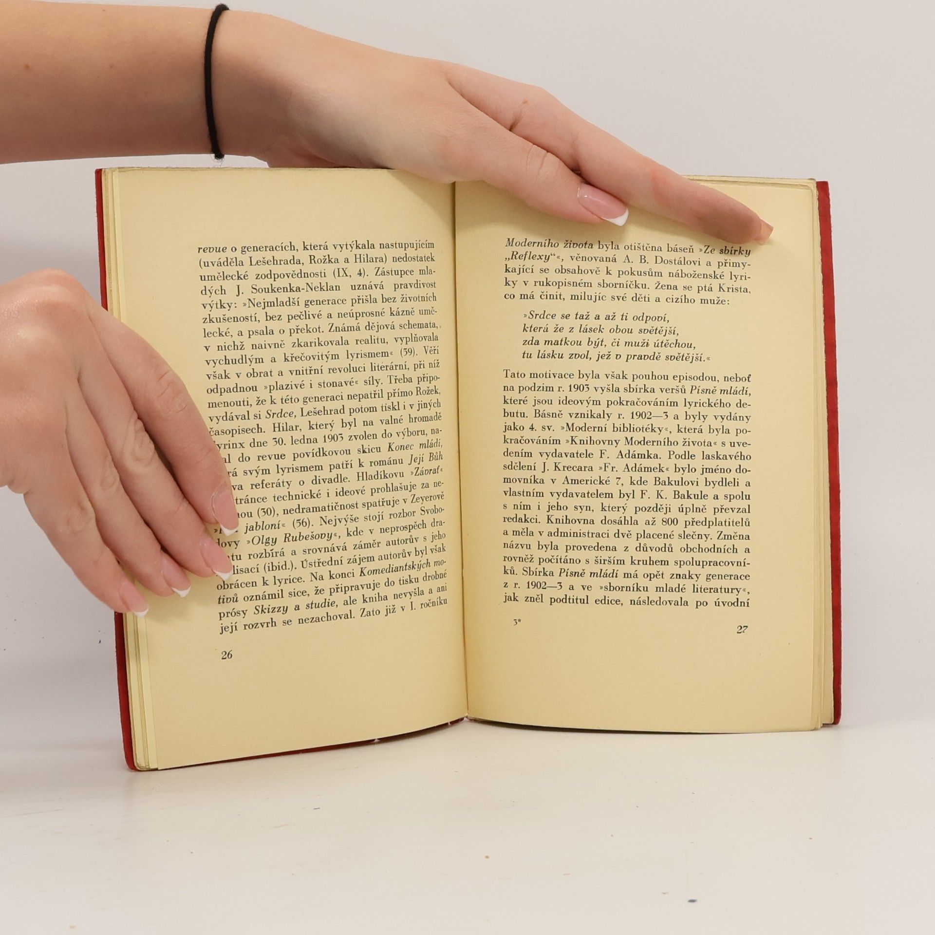 Bedřich Slavík K. H. Hilar literát