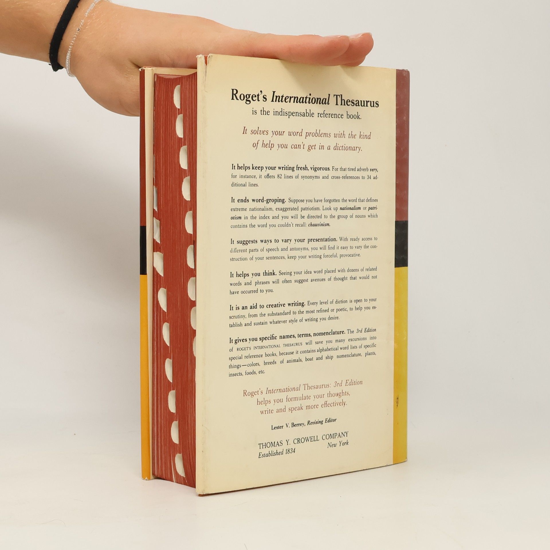 Peter Roget Roget's International Thesaurus