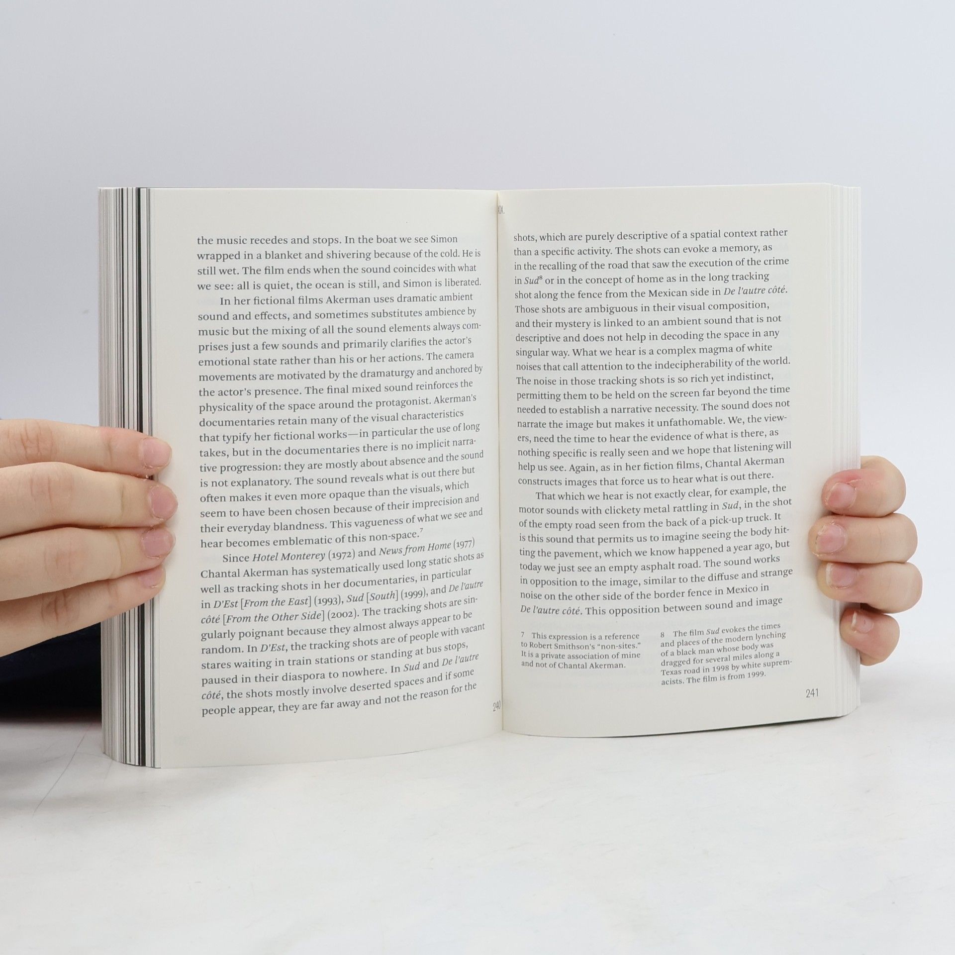 Babette Mangolte Selected writings 1998-2015