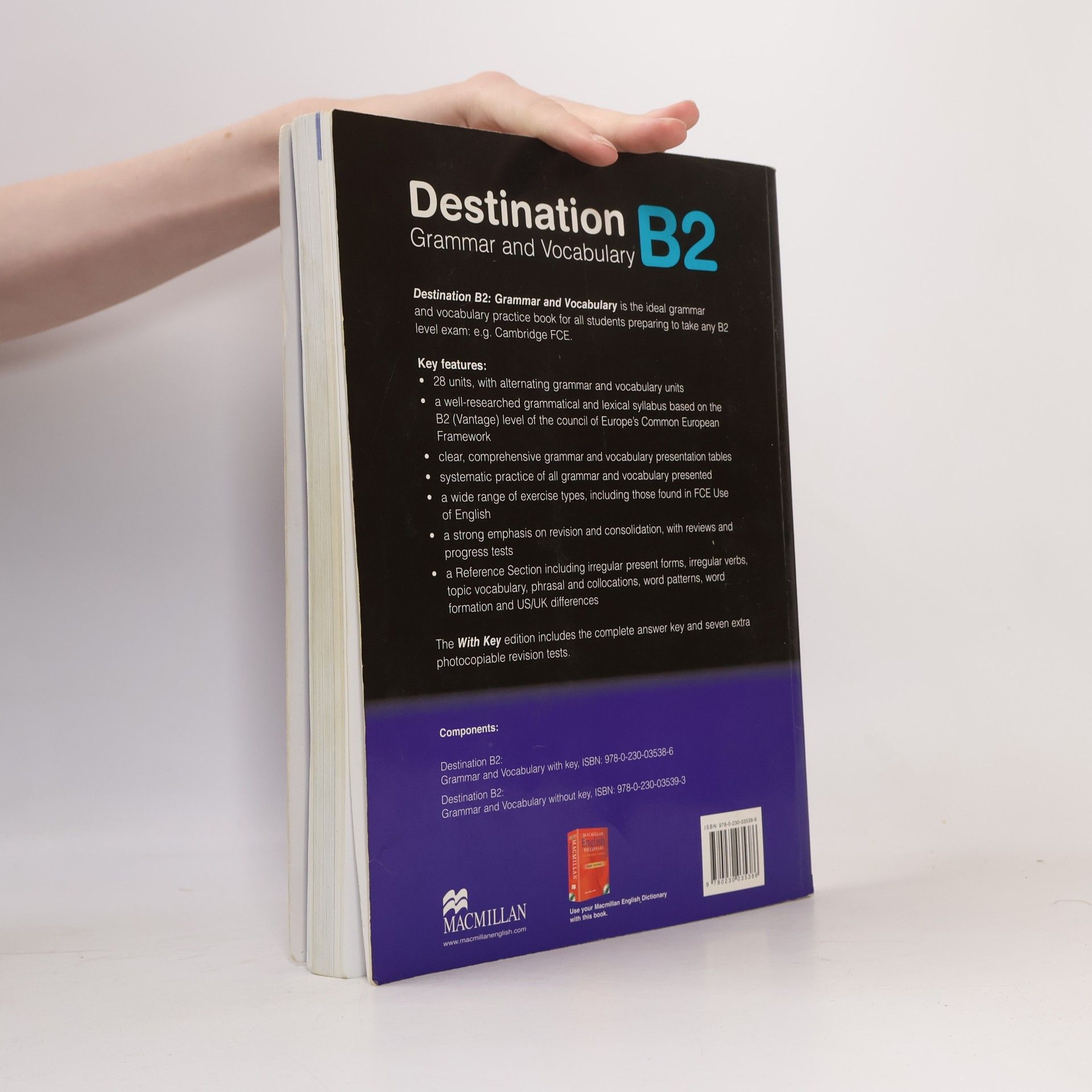 Malcolm Mann Destination B2 : grammar & vocabulary with answer key