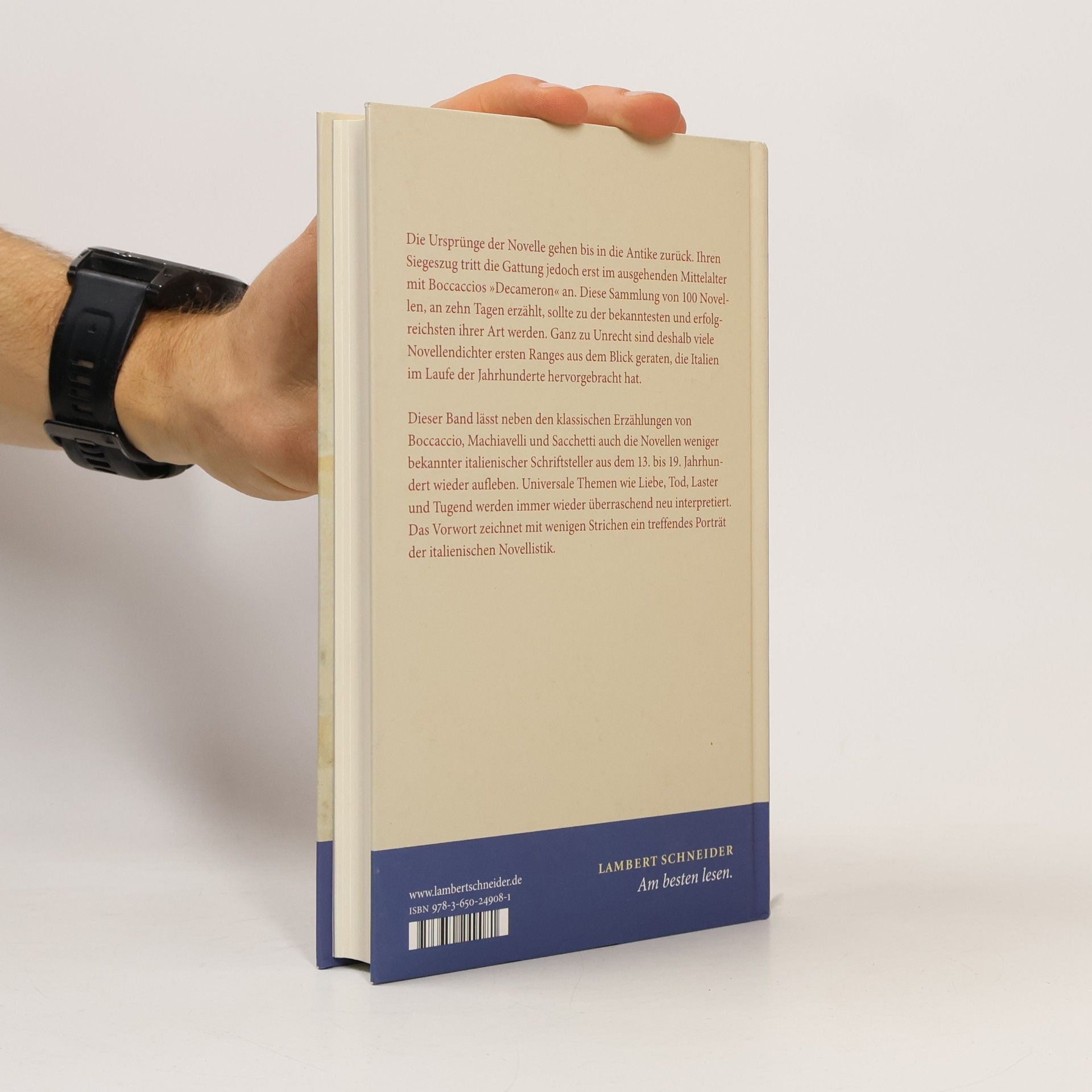 Eberhard Brost Liebe und Leidenschaft. Italienische Novellen