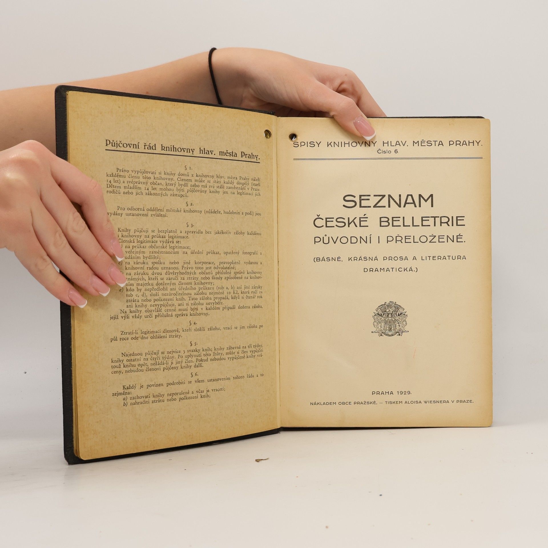 Various authors Seznam české belletrie