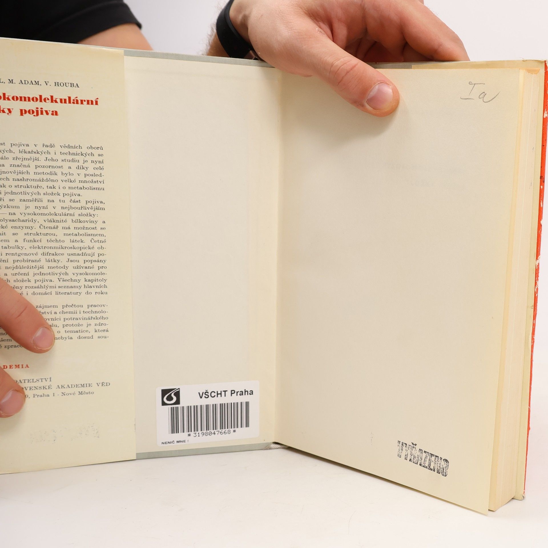Jan Musil Vysokomolekulární složky pojiva