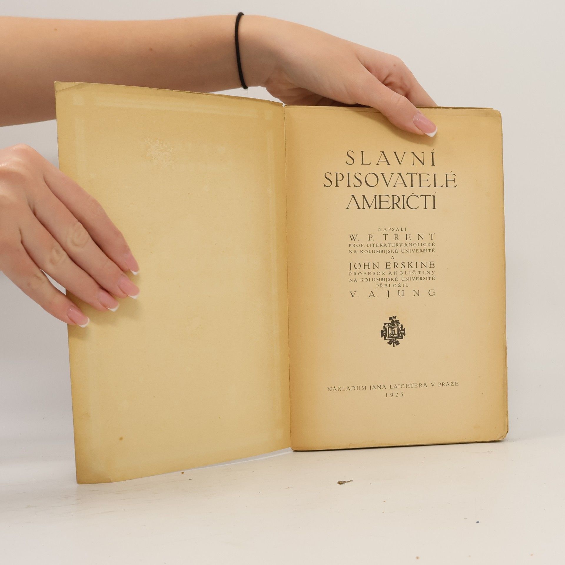 William Peterfield Trent Slavní spisovatelé američtí