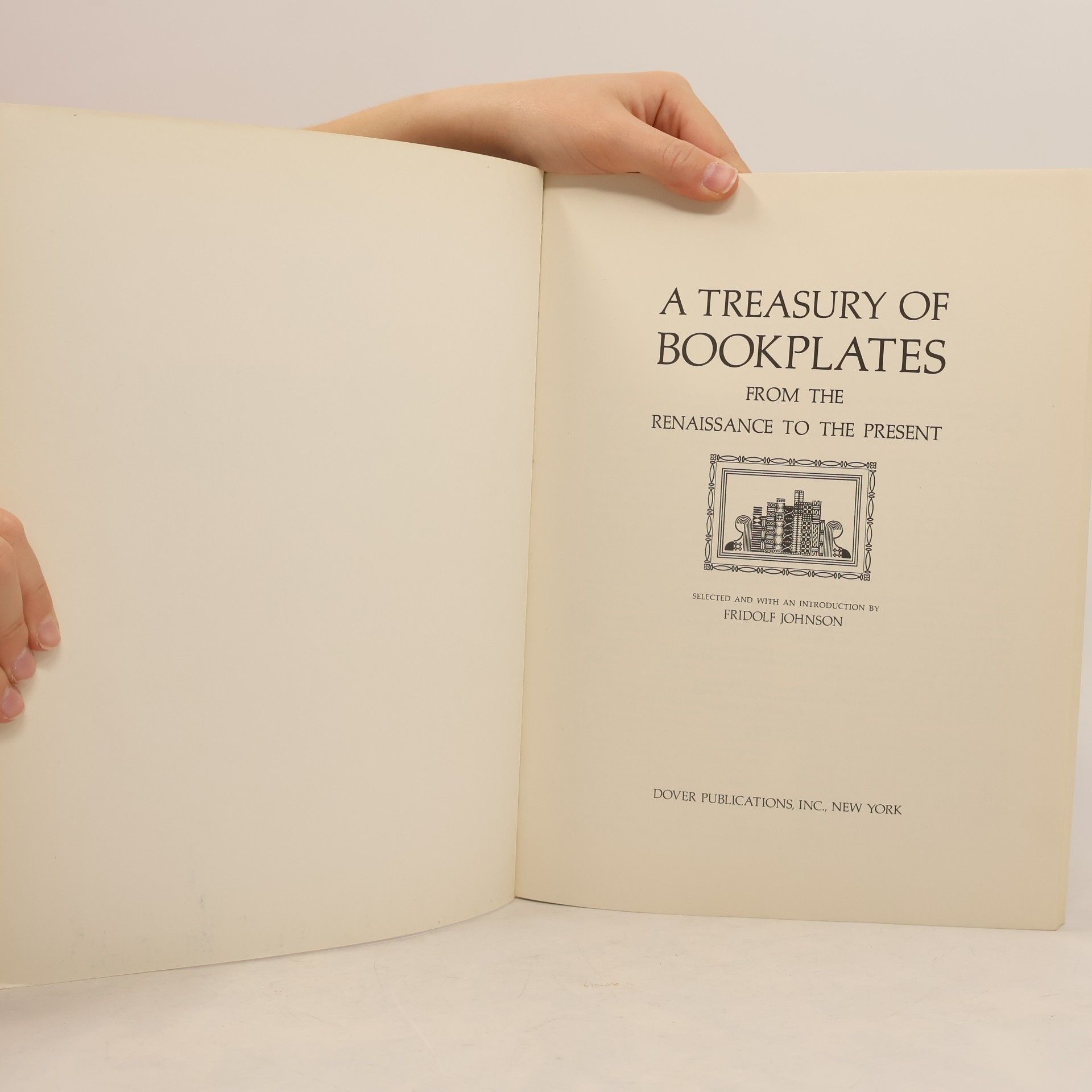 Fridolf Johnson A Treasury of Bookplates from the Renaissance to the Present