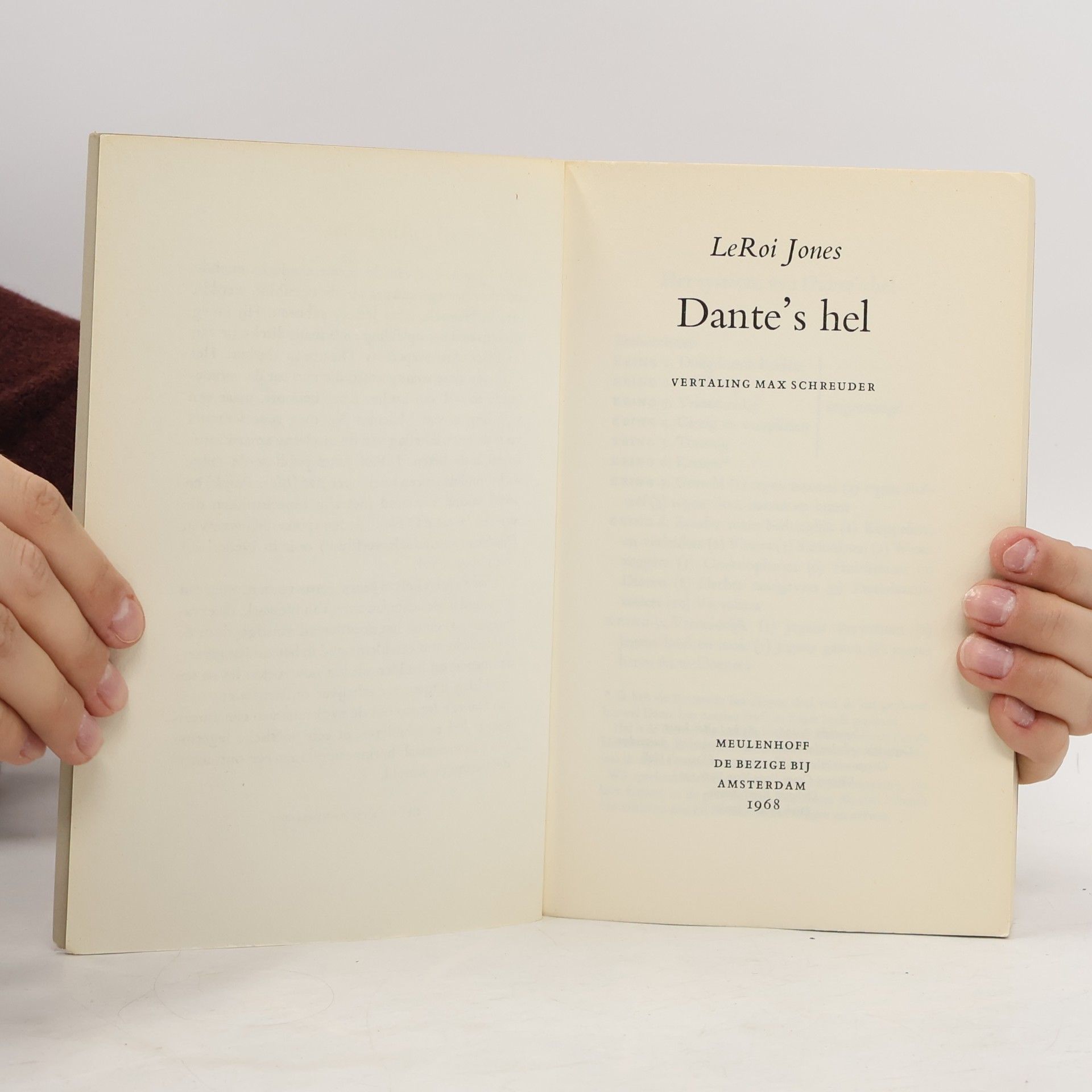 LeRoi Jones Dante's hel