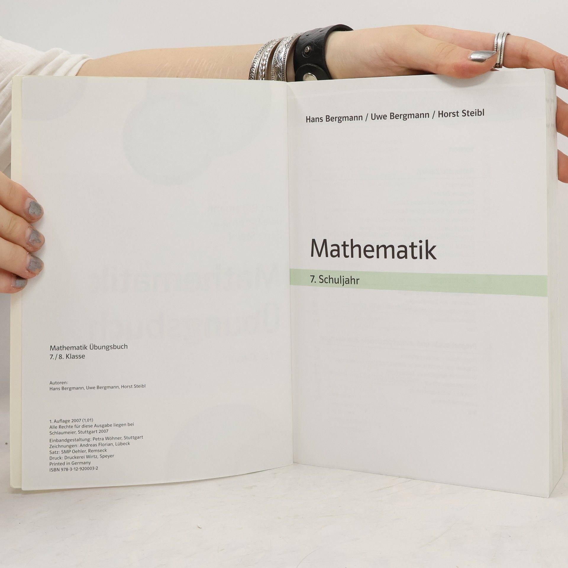 Hans Bergmann Schlaumeier: Mathematik Übungsbuch 7./8 Klasse