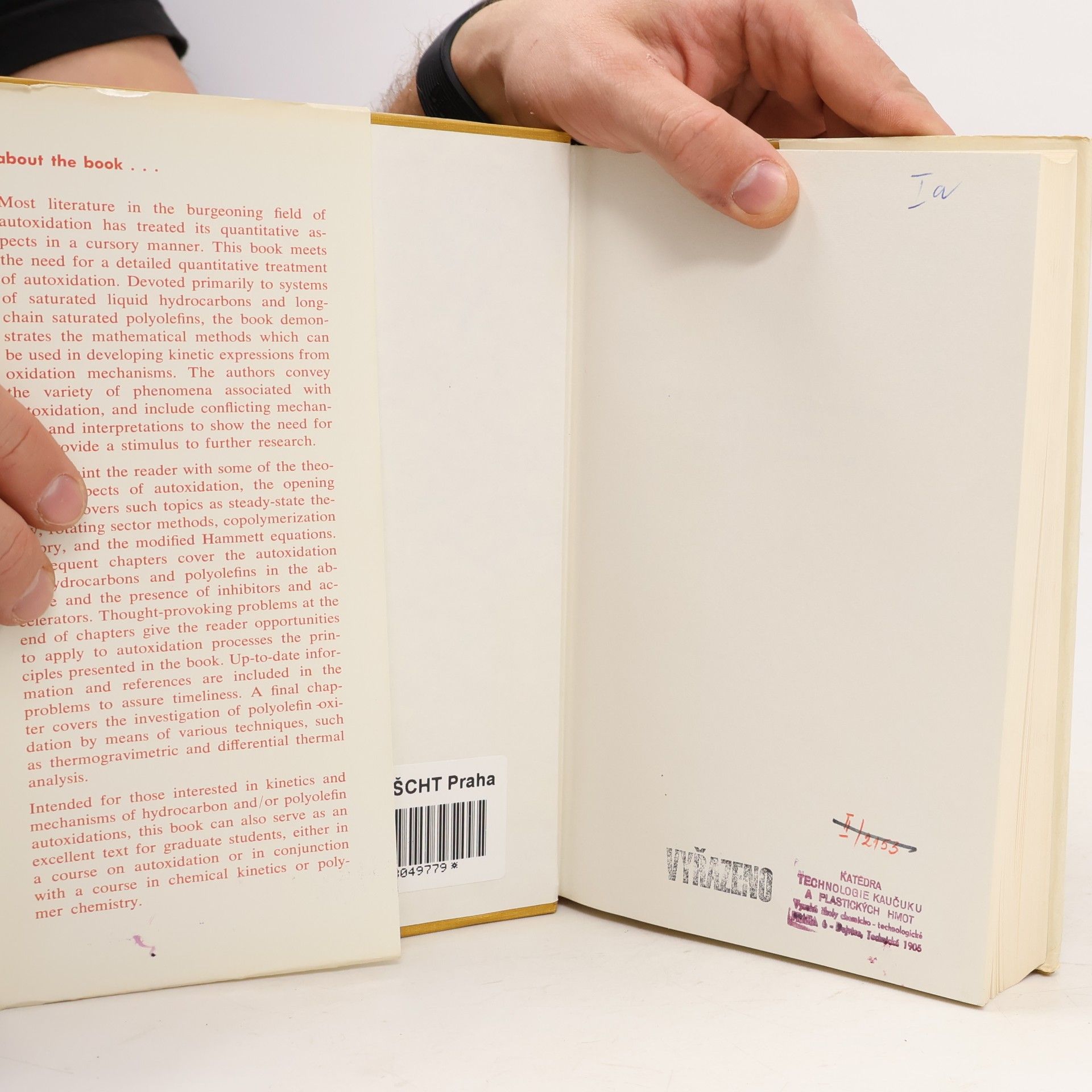 Leo Reich Autoxidation of hydrocarbons and polyolefins