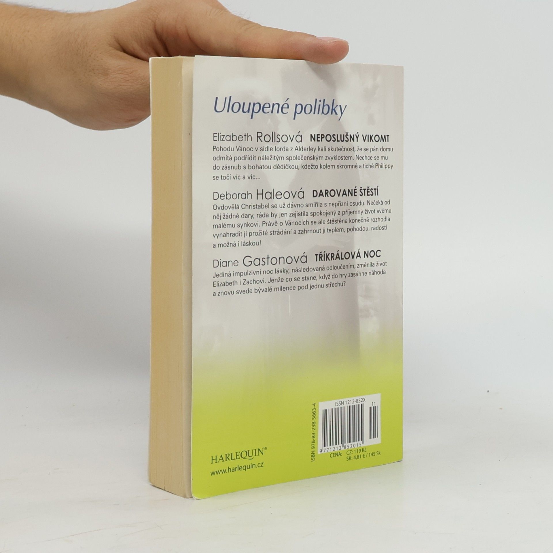 Diane Gaston Uloupené polibky: Tříkrálová noc / Neposlušný vikomt / Darované štěstí