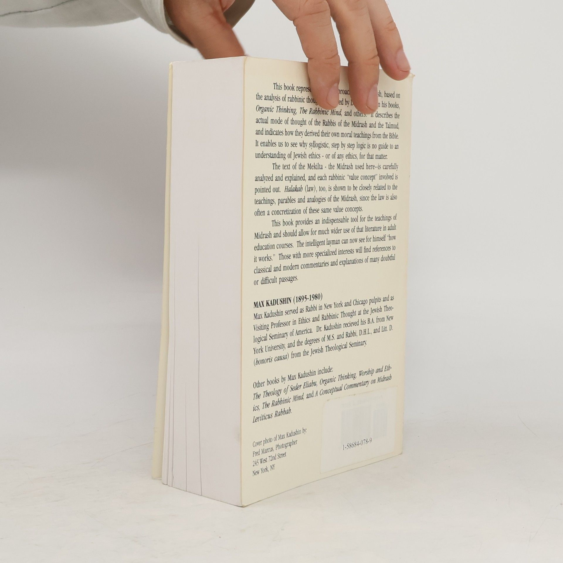 Max Kadushin Classics in Judaic Studies: A Conceptual Approach to the Mekilta