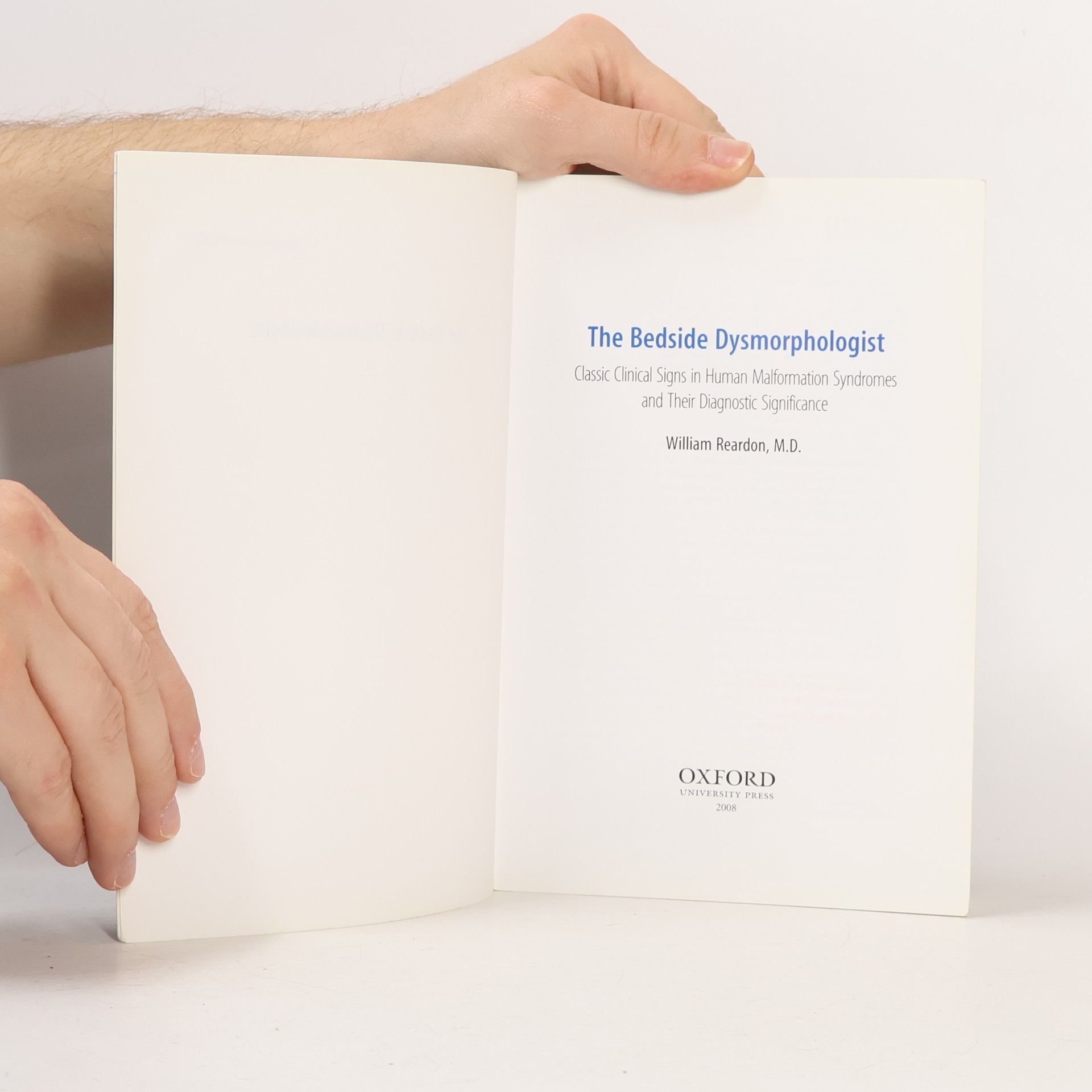 William Reardon The Bedside Dysmorphologist