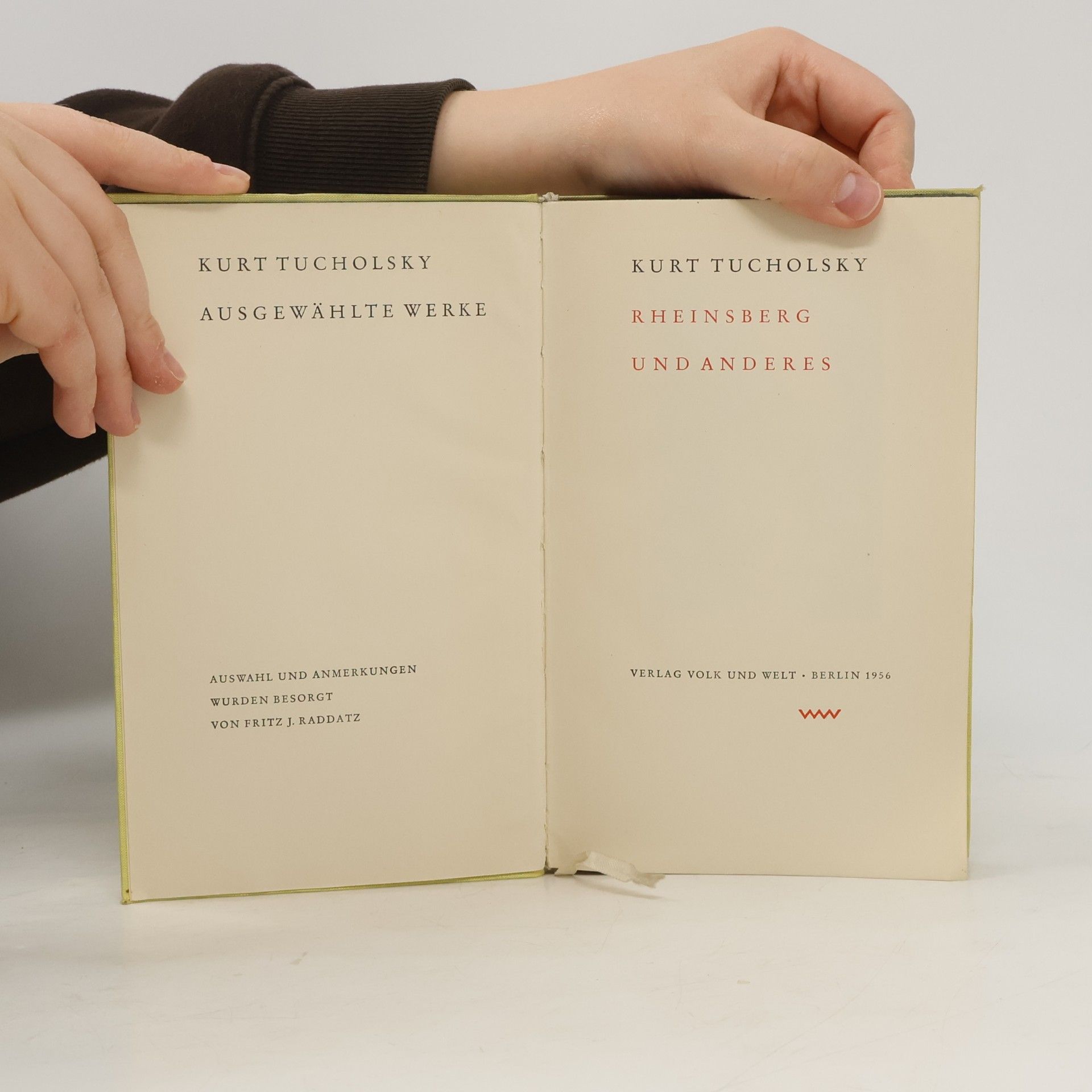 Kurt Tucholsky Rheinsberg und anderes