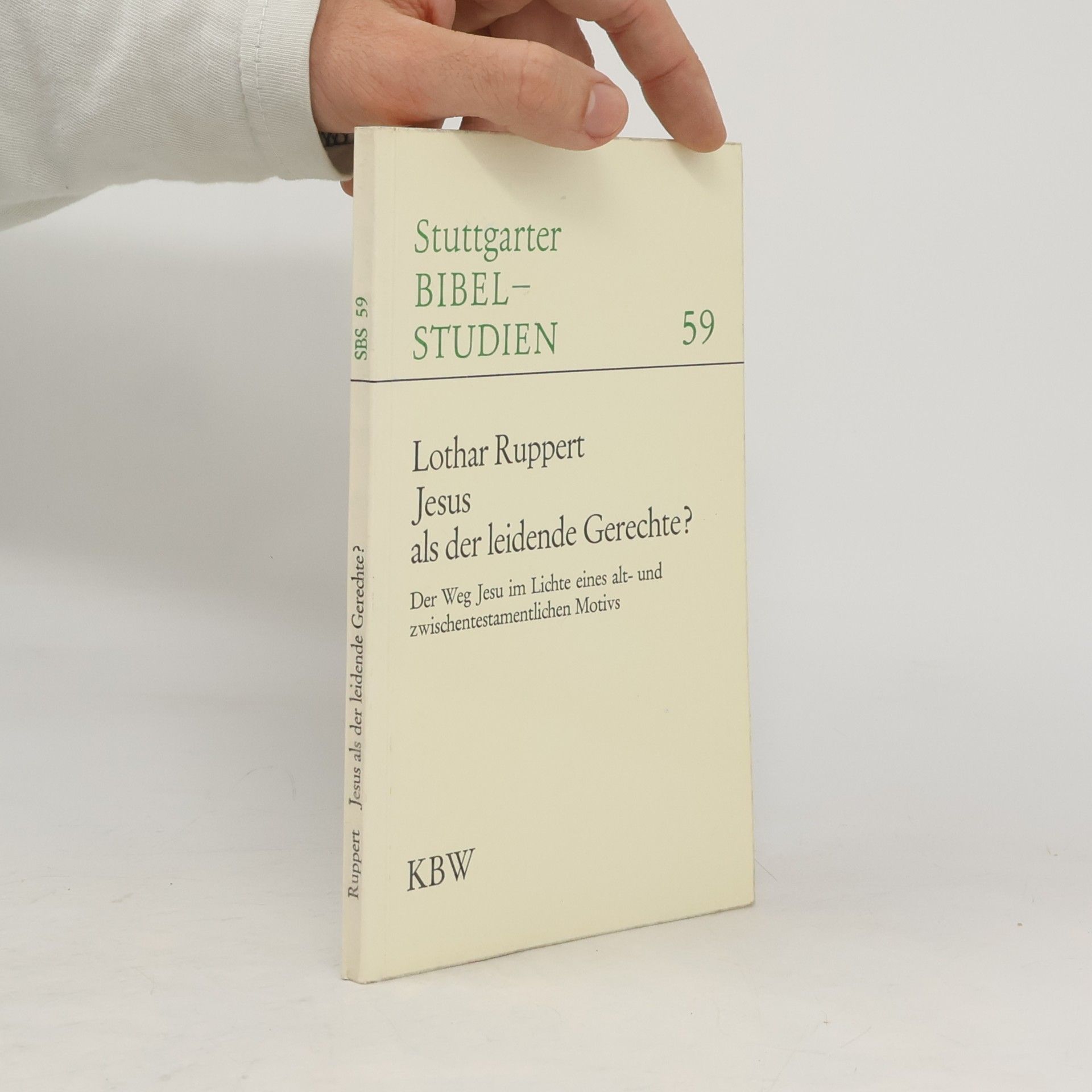 Jesus als der leidende Gerechte?