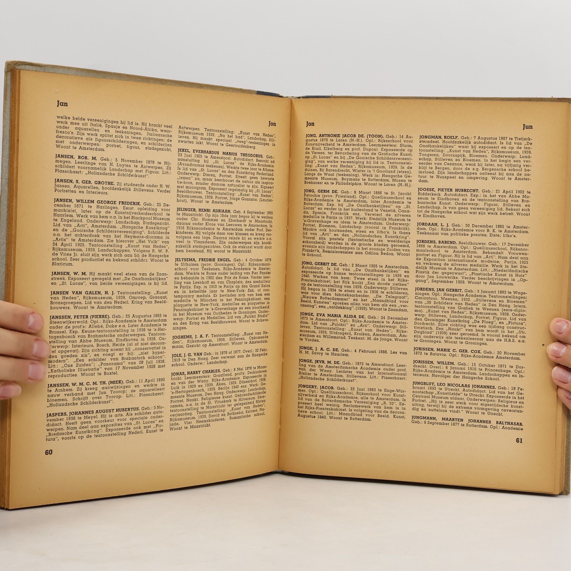 S. J. Mak Van Waay Lexicon van Nederlandsche schilders en beeldhouwers, 1870-1940