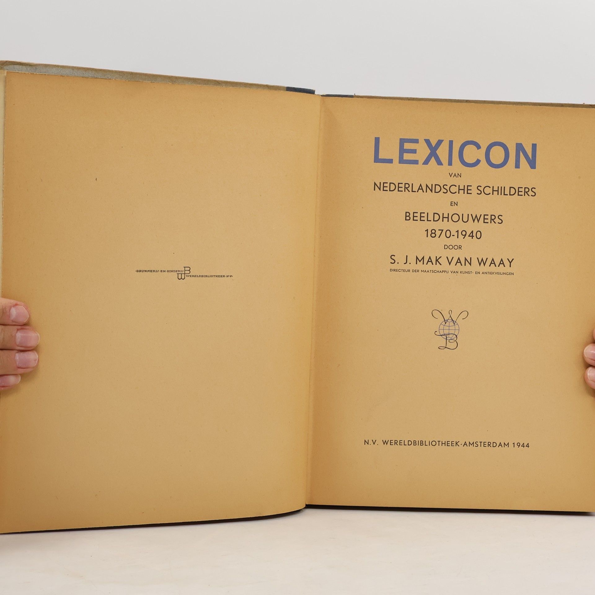 S. J. Mak Van Waay Lexicon van Nederlandsche schilders en beeldhouwers, 1870-1940