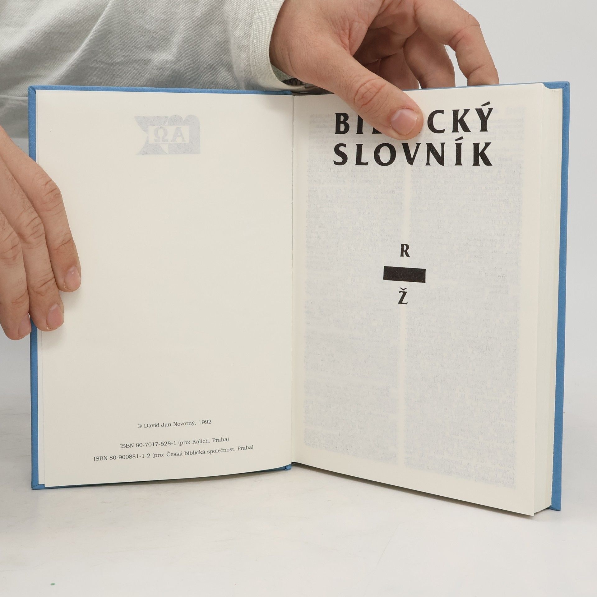 Adolf Novotný Biblický slovník A-P