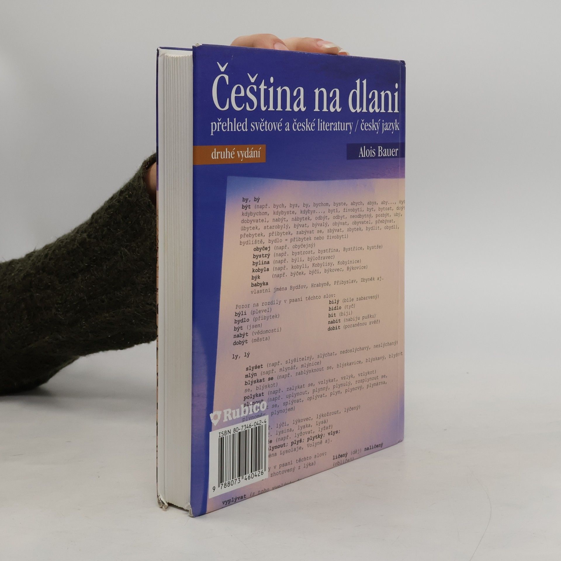 Alois Bauer Čeština na dlani. Přehled světové a české literatury