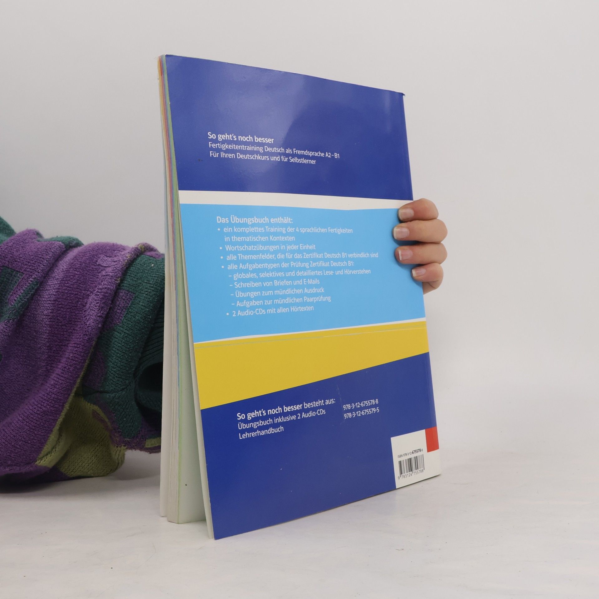 Autores varios So geht's noch besser. Fertigkeitentraining Deutsch als Fremdsprache A2-B1. Übungsbuch mit 2 Audio-CDs. Lehrerhandbuch.