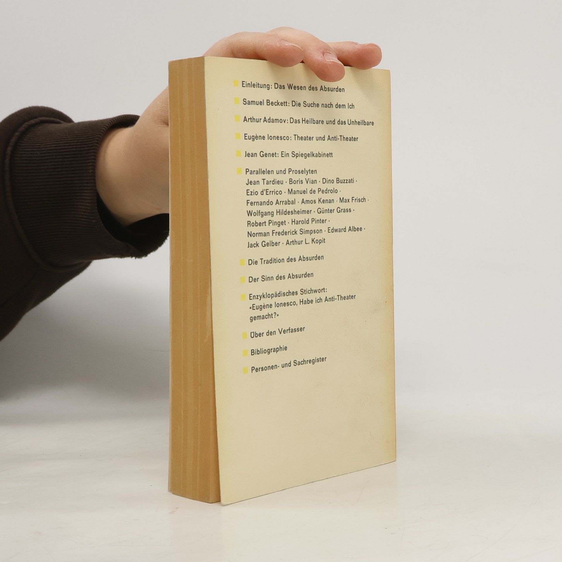 Martin Esslin Das Theater des Absurden