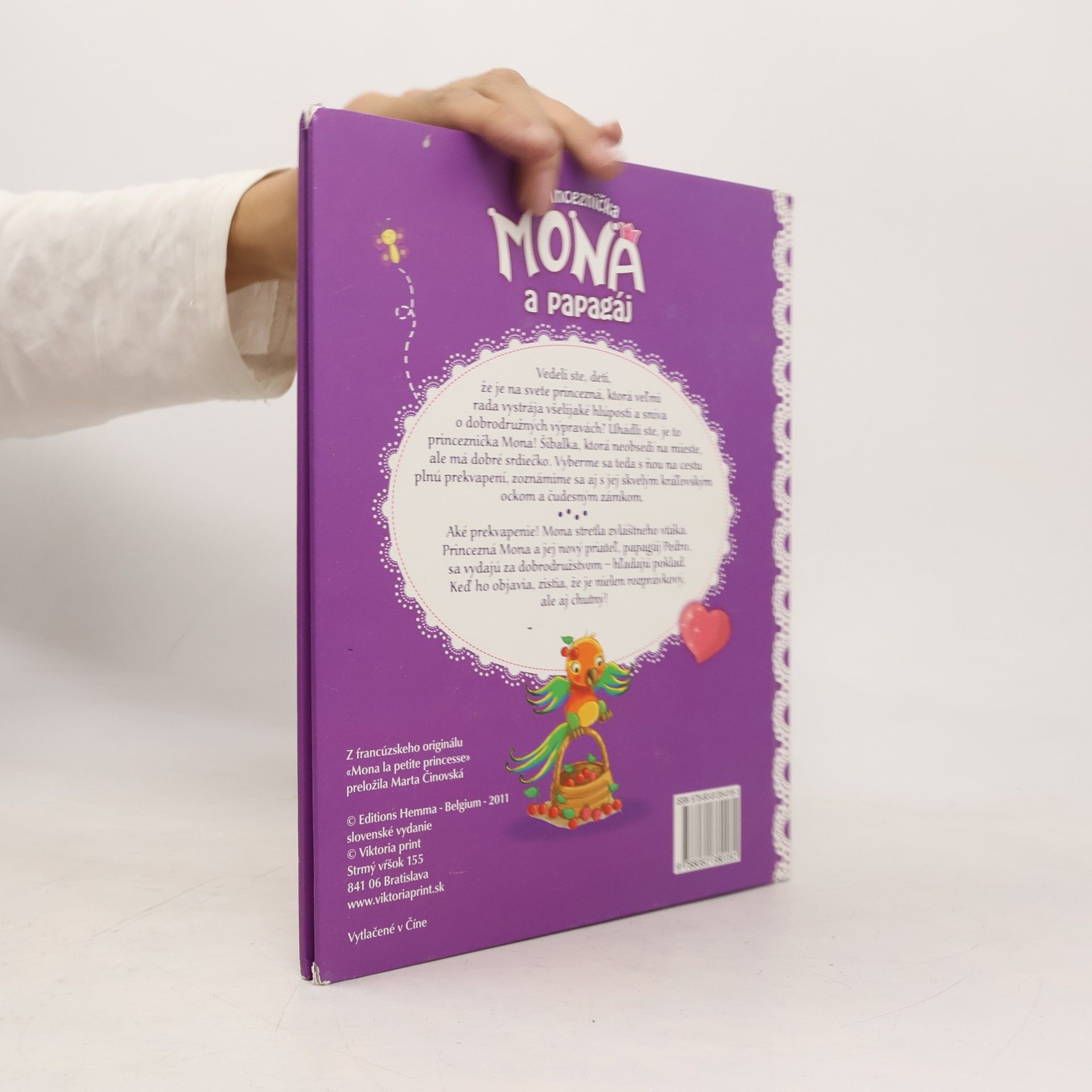 Follio Vrel Royenn Etienne Laetitia Princeznička Mona a papagáj (veľký formát)
